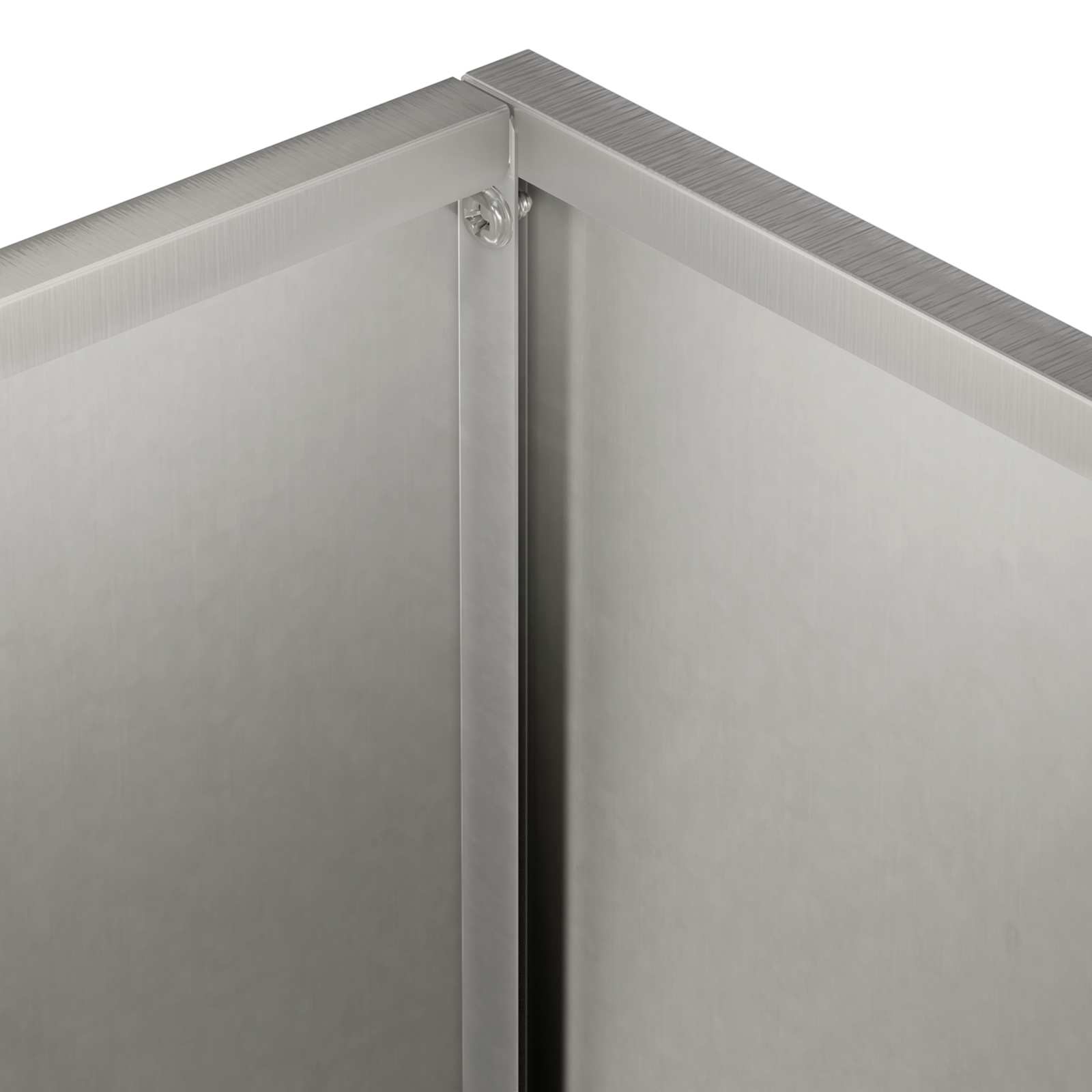 Vaso da giardino Argento 40 x 20 x 50 cm Acciaio Inox