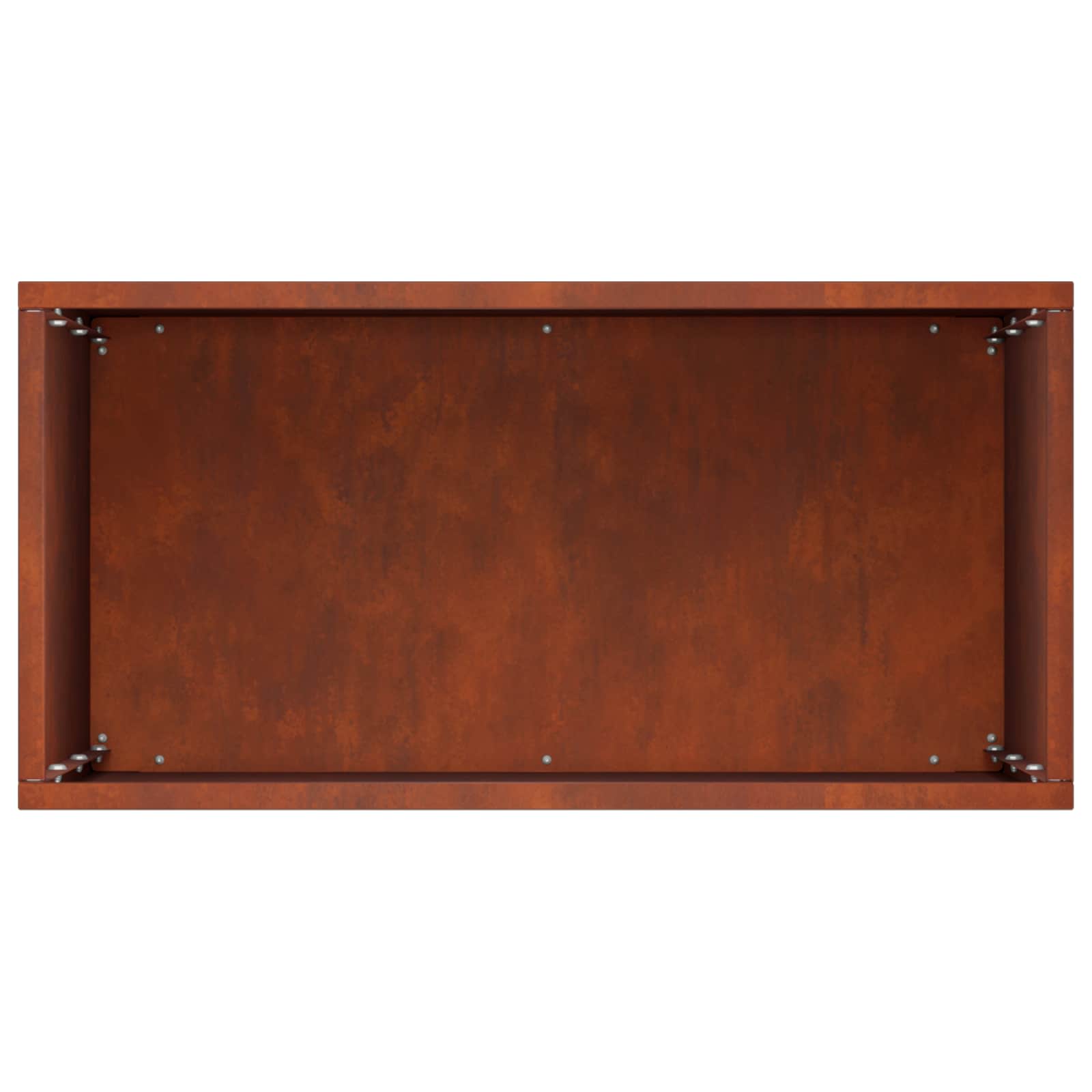 Vaso da giardino Ruggine 40 x 20 x 50 cm Acciaio Corten