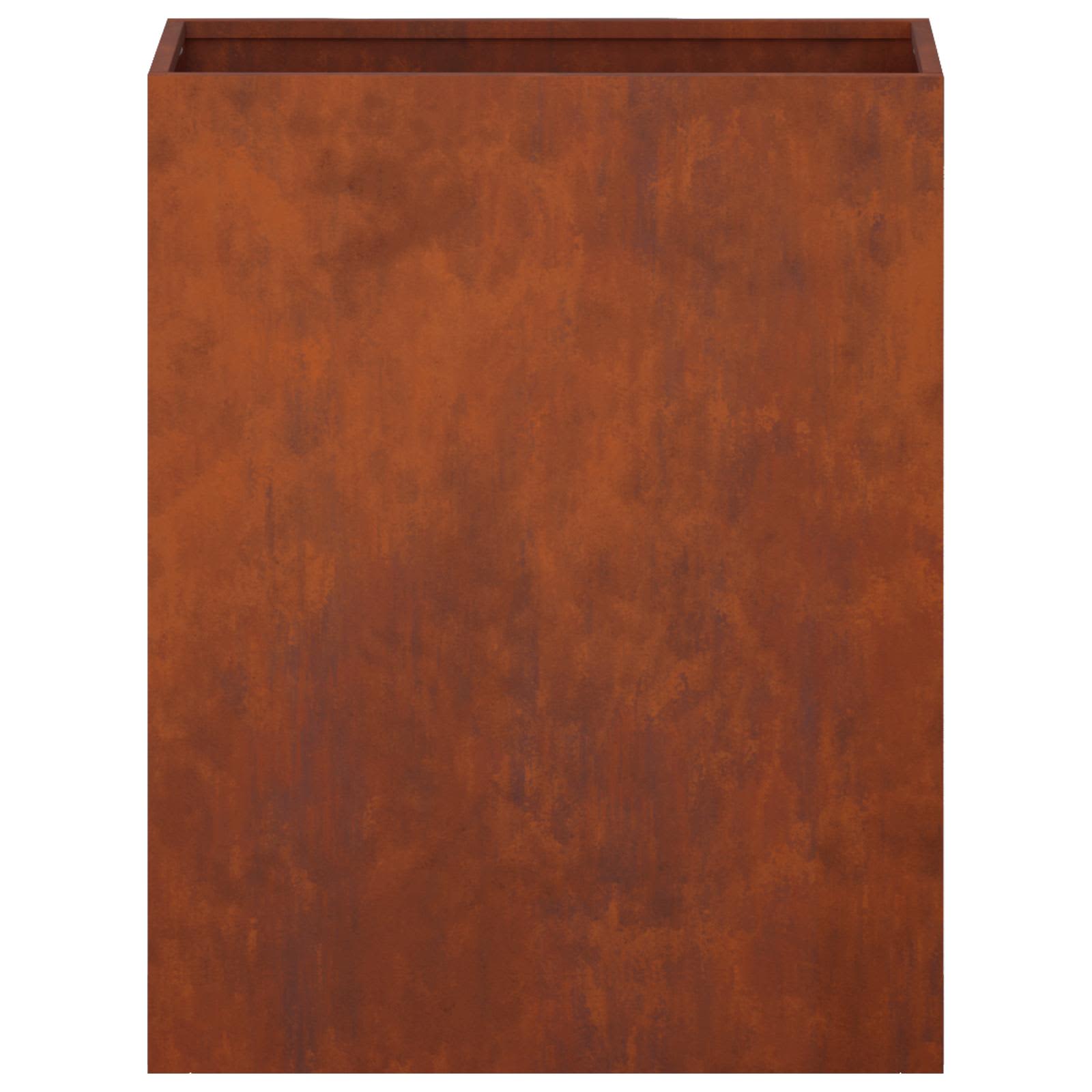 Vaso da giardino 2 pz Ruggine 40 x 20 x 50 cm Acciaio Corten