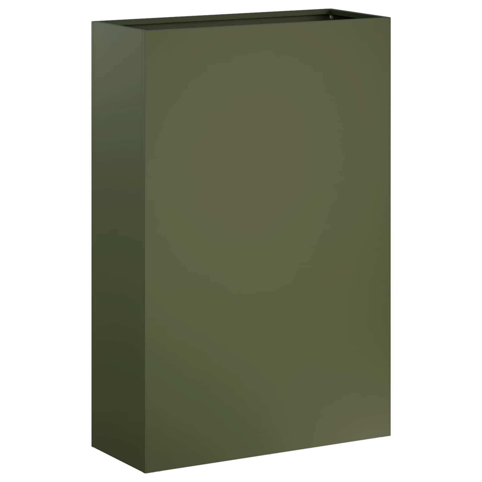 Vaso da giardino Verde Oliva 40 x 20 x 75 cm