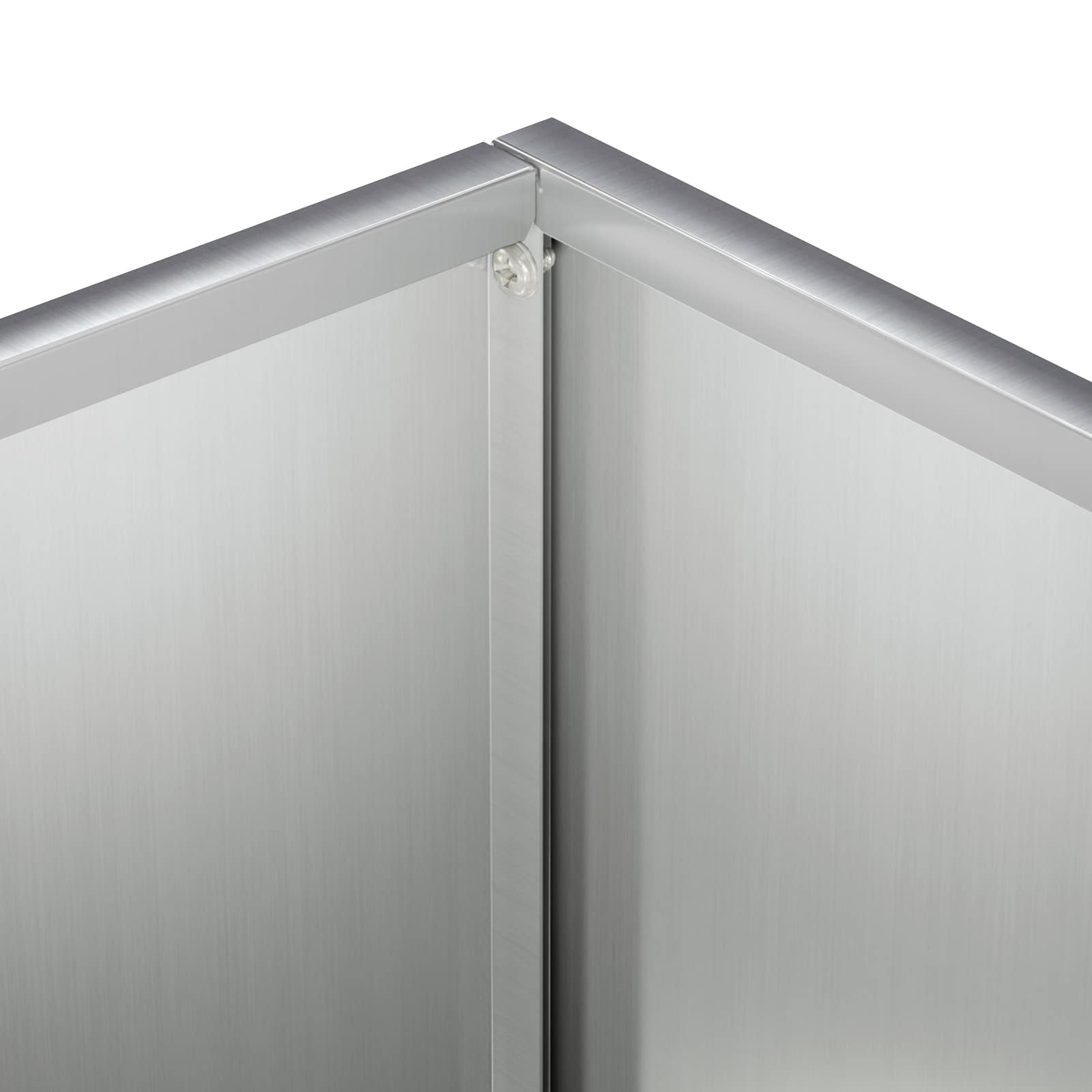 Vaso da giardino Argento 40 x 20 x 75 cm Acciaio zincato