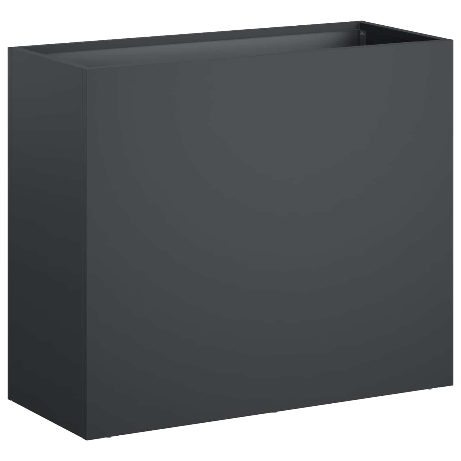 Vaso da giardino 2 pz Antracite 50 x 20 x 40 cm