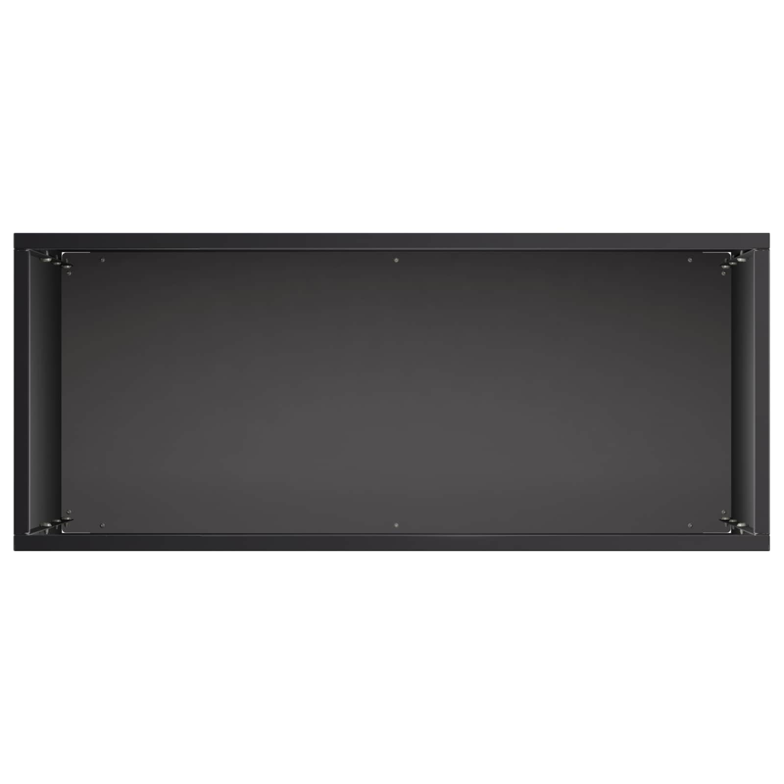 Vaso da giardino Nero 50 x 20 x 75 cm Acciaio laminato a freddo