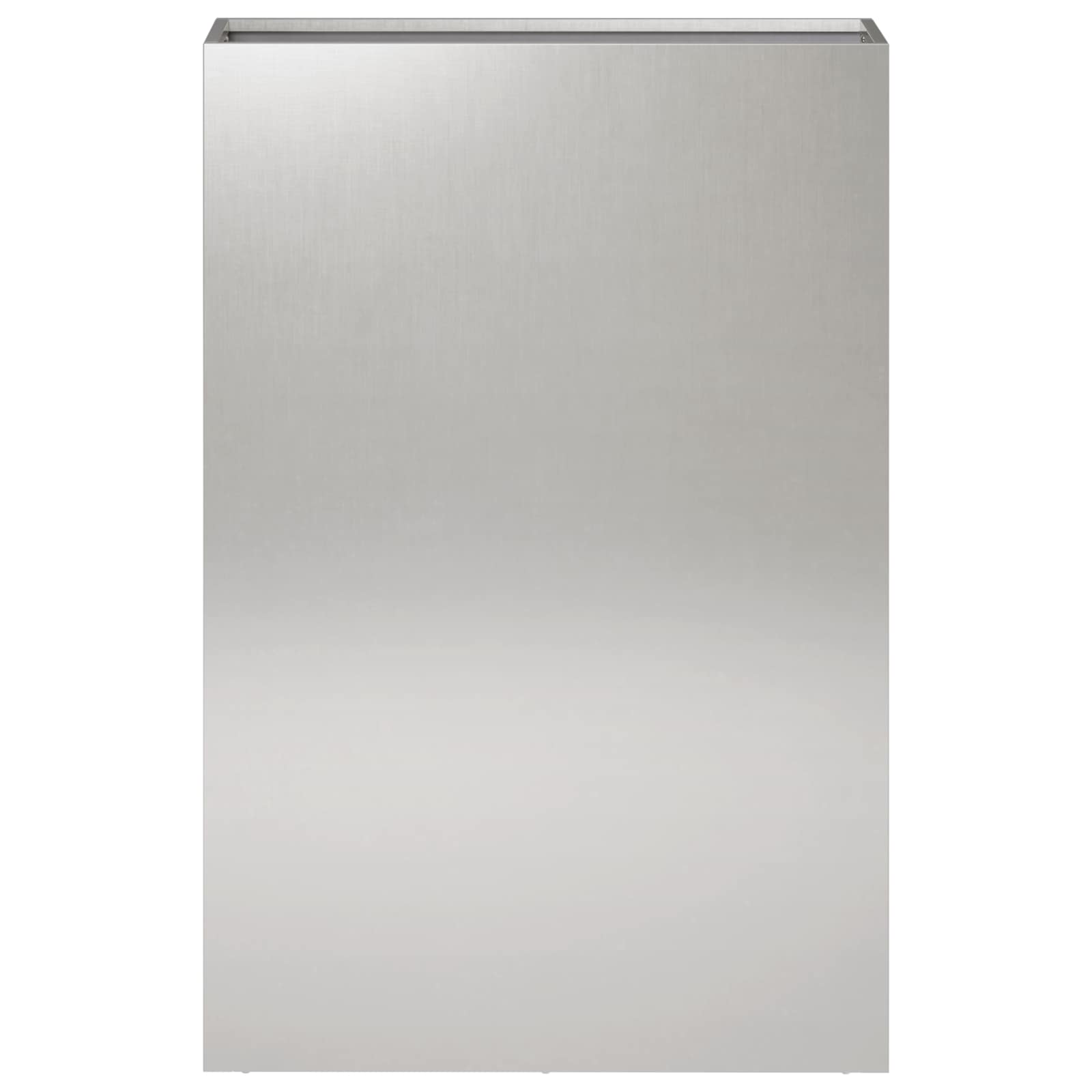 Vaso da giardino Argento 50 x 20 x 75 cm Acciaio Inox
