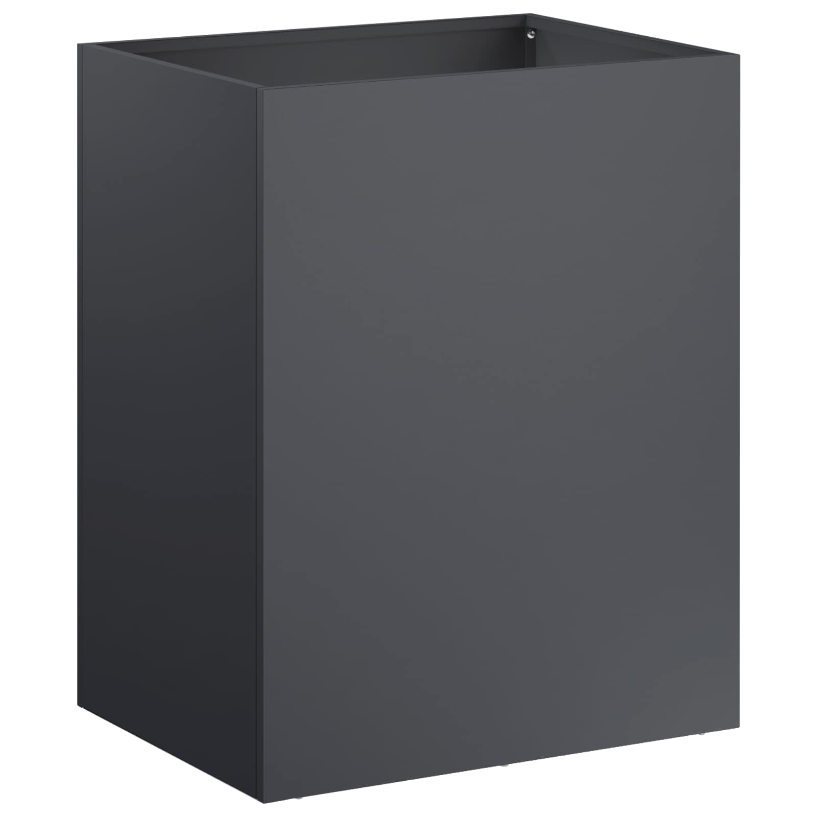 Vaso da giardino 2 pz Antracite 40 x 30 x 40 cm