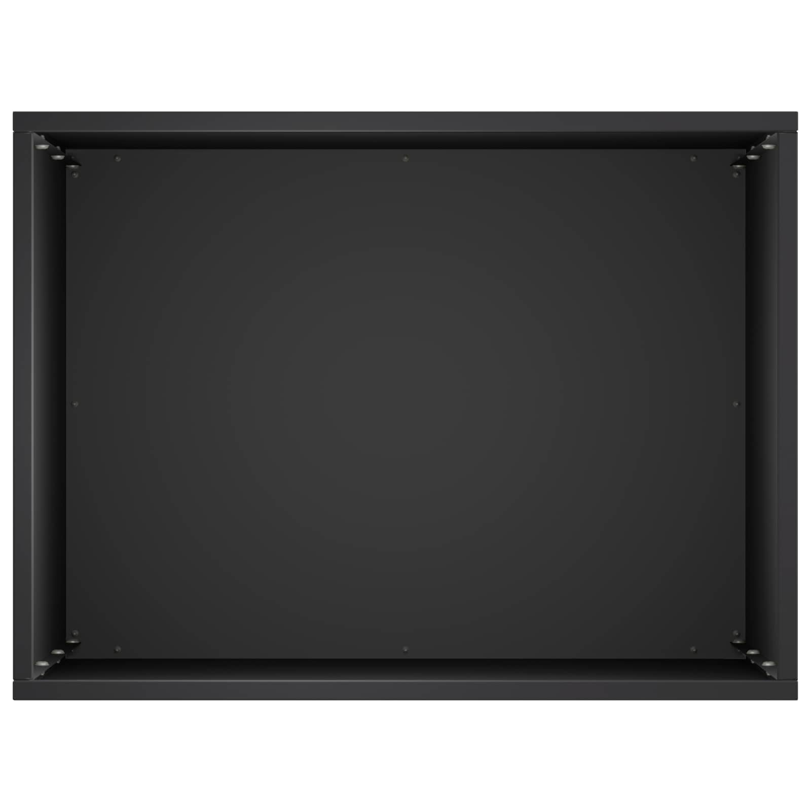 Vaso da giardino 2 pz Nero 40 x 30 x 50 cm