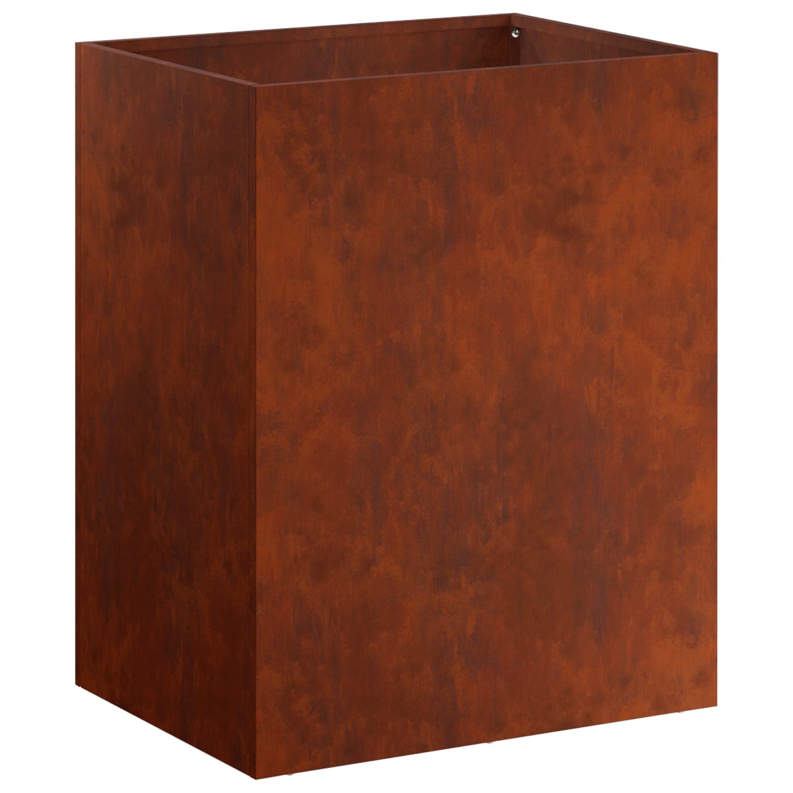 Vaso da giardino 2 pz Ruggine 40 x 30 x 50 cm Acciaio Corten