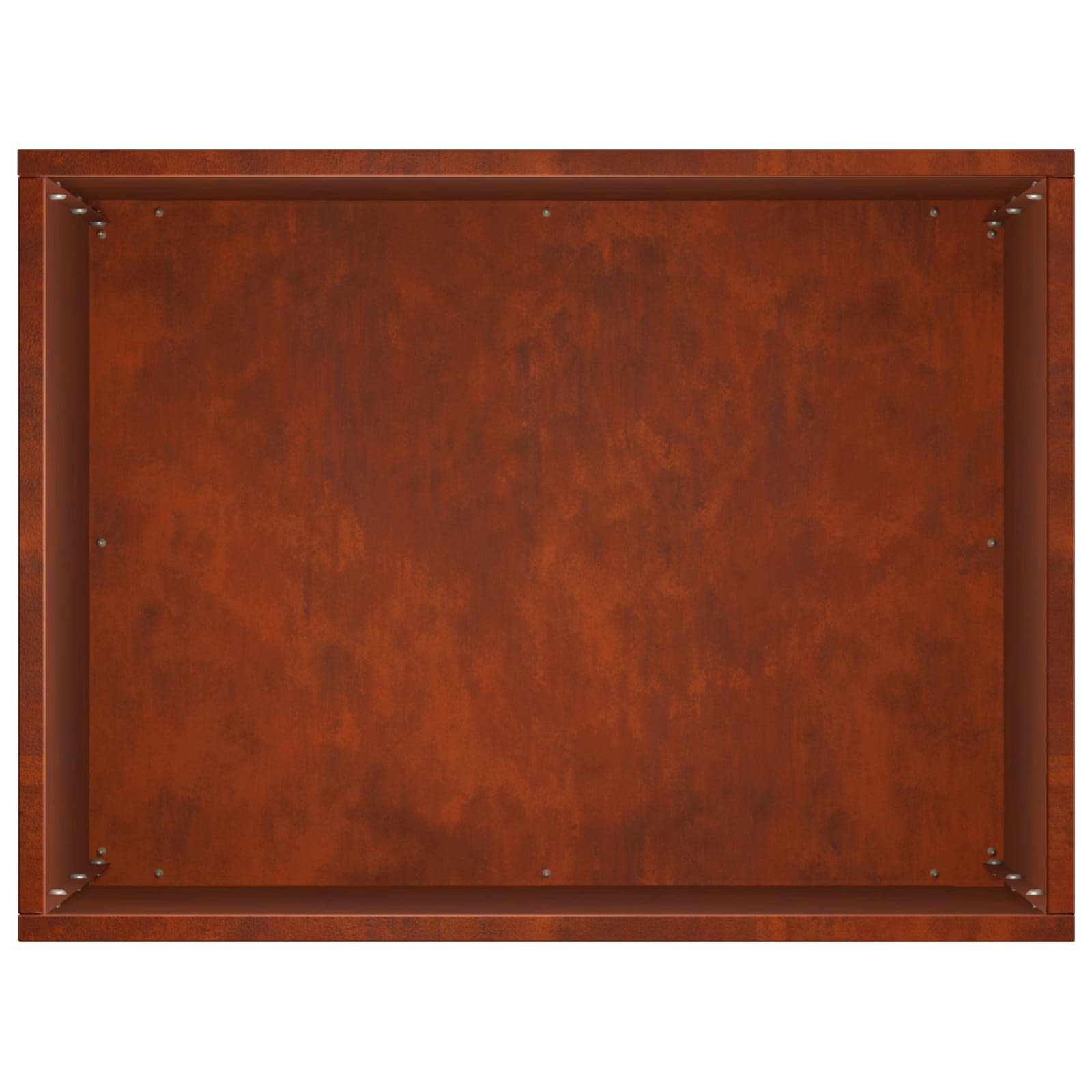 Vaso da giardino 2 pz Ruggine 40 x 30 x 50 cm Acciaio Corten