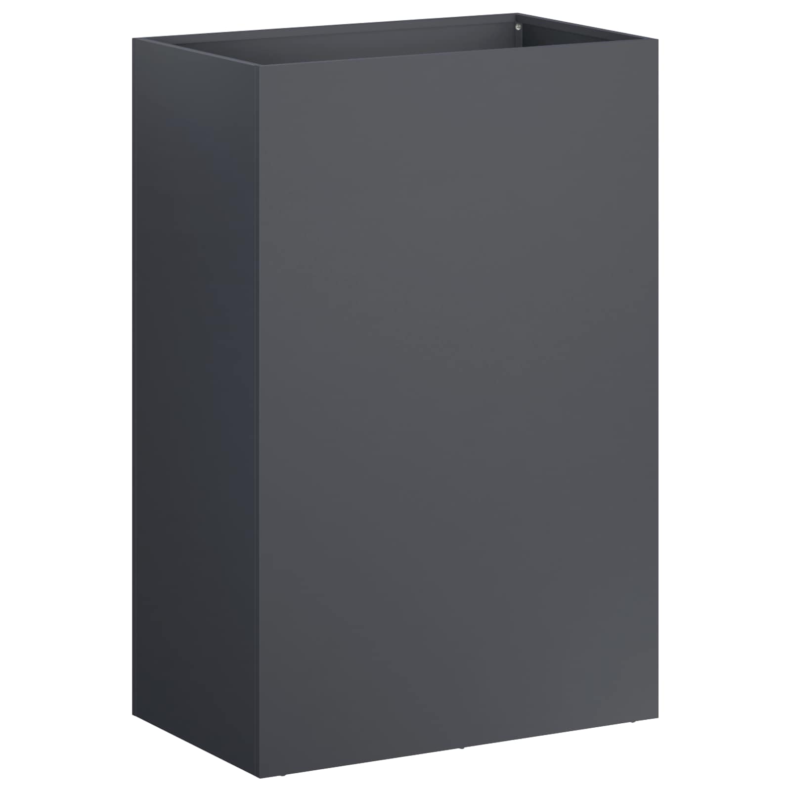 Vaso da giardino Antracite 40 x 30 x 75 cm