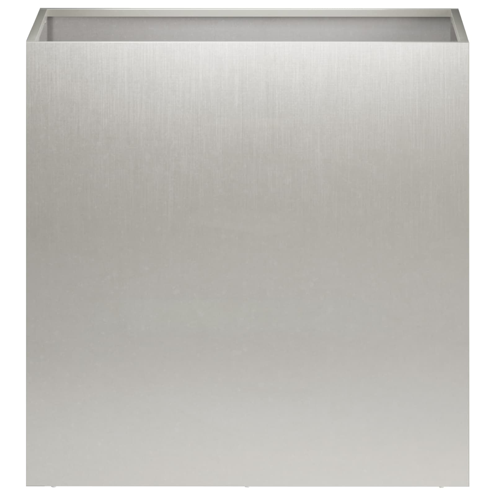 Vaso da giardino Argento 50 x 30 x 40 cm Acciaio Inox