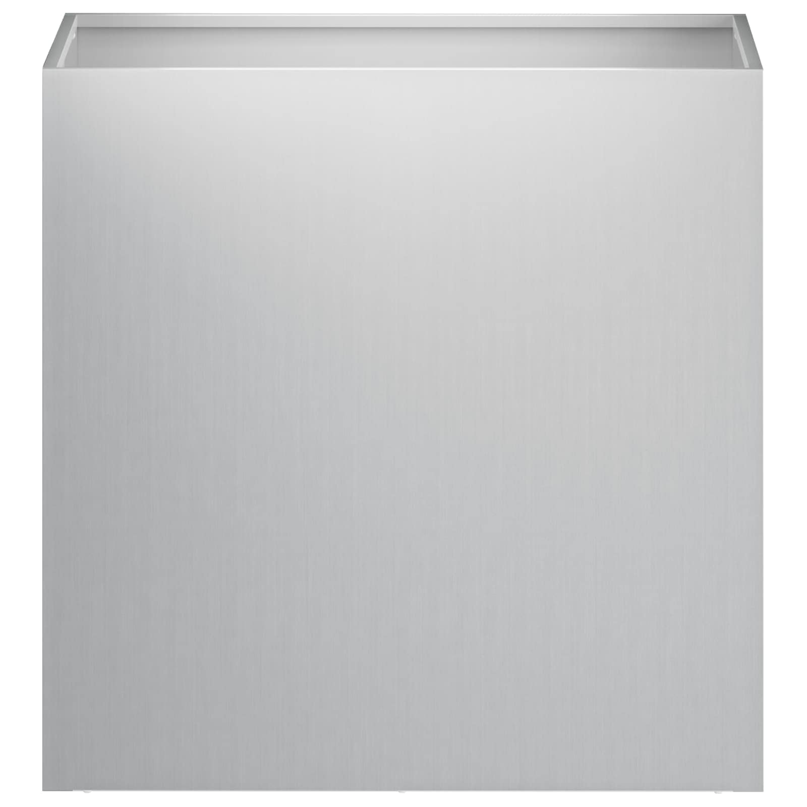 Vaso da giardino Argento 50 x 30 x 40 cm Acciaio zincato