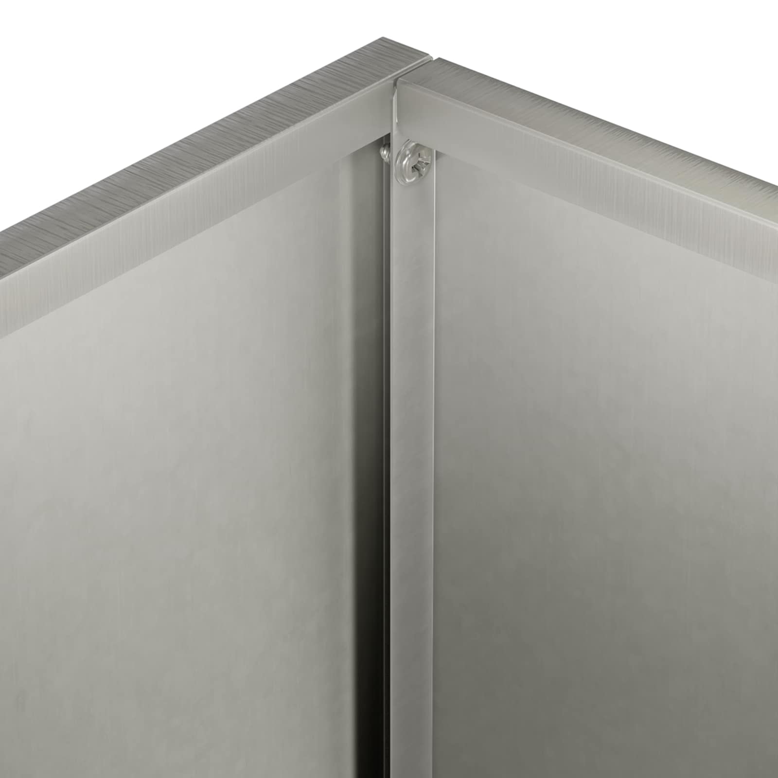 Vaso da giardino Argento 50 x 30 x 50 cm Acciaio Inox