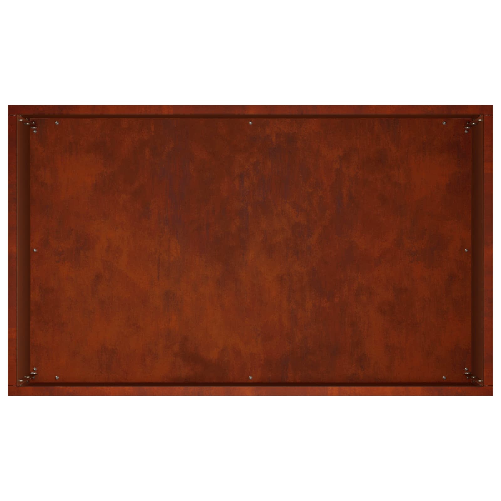 Vaso da giardino 2 pz Ruggine 50 x 30 x 50 cm Acciaio Corten