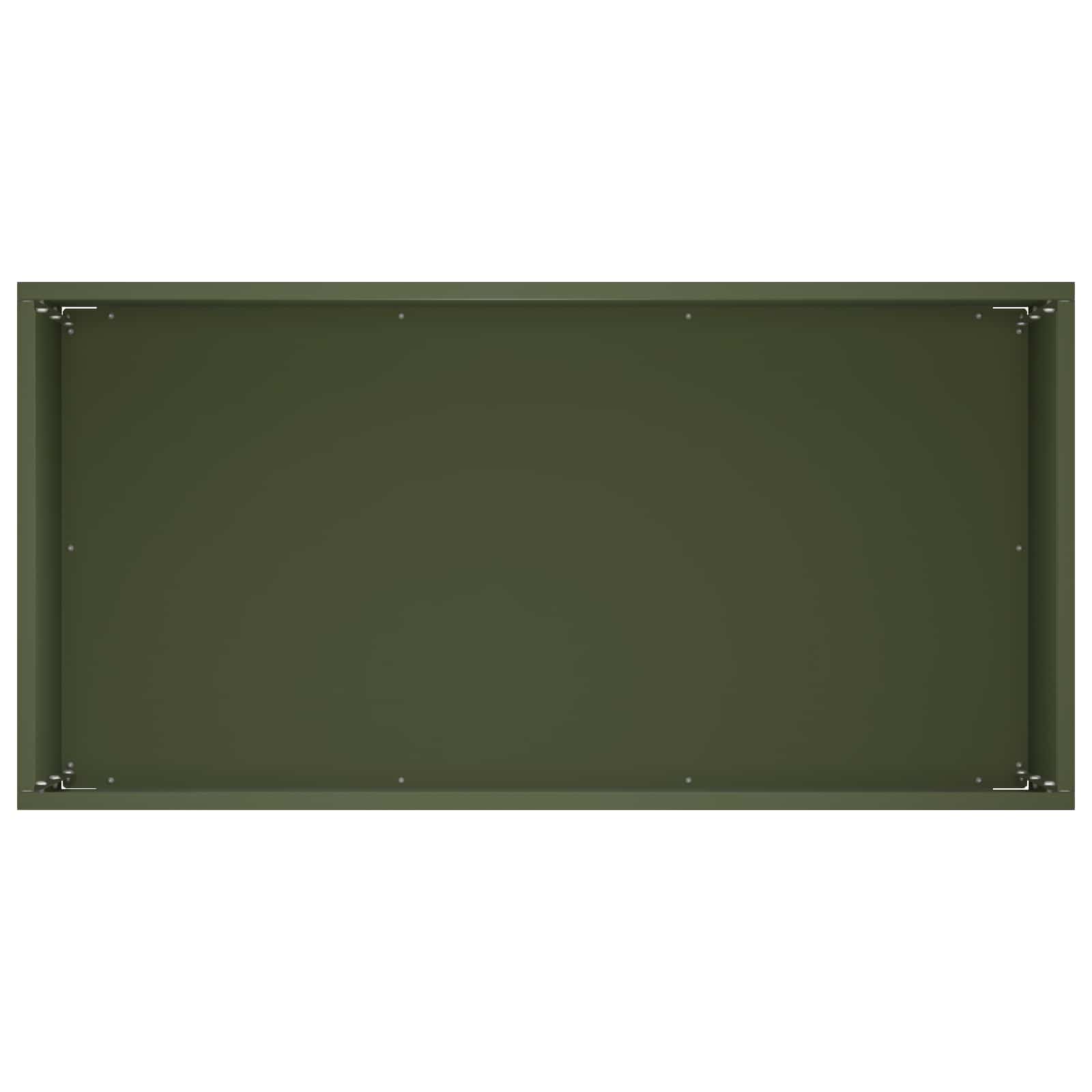 Vaso da giardino Verde Oliva 60 x 30 x 40 cm