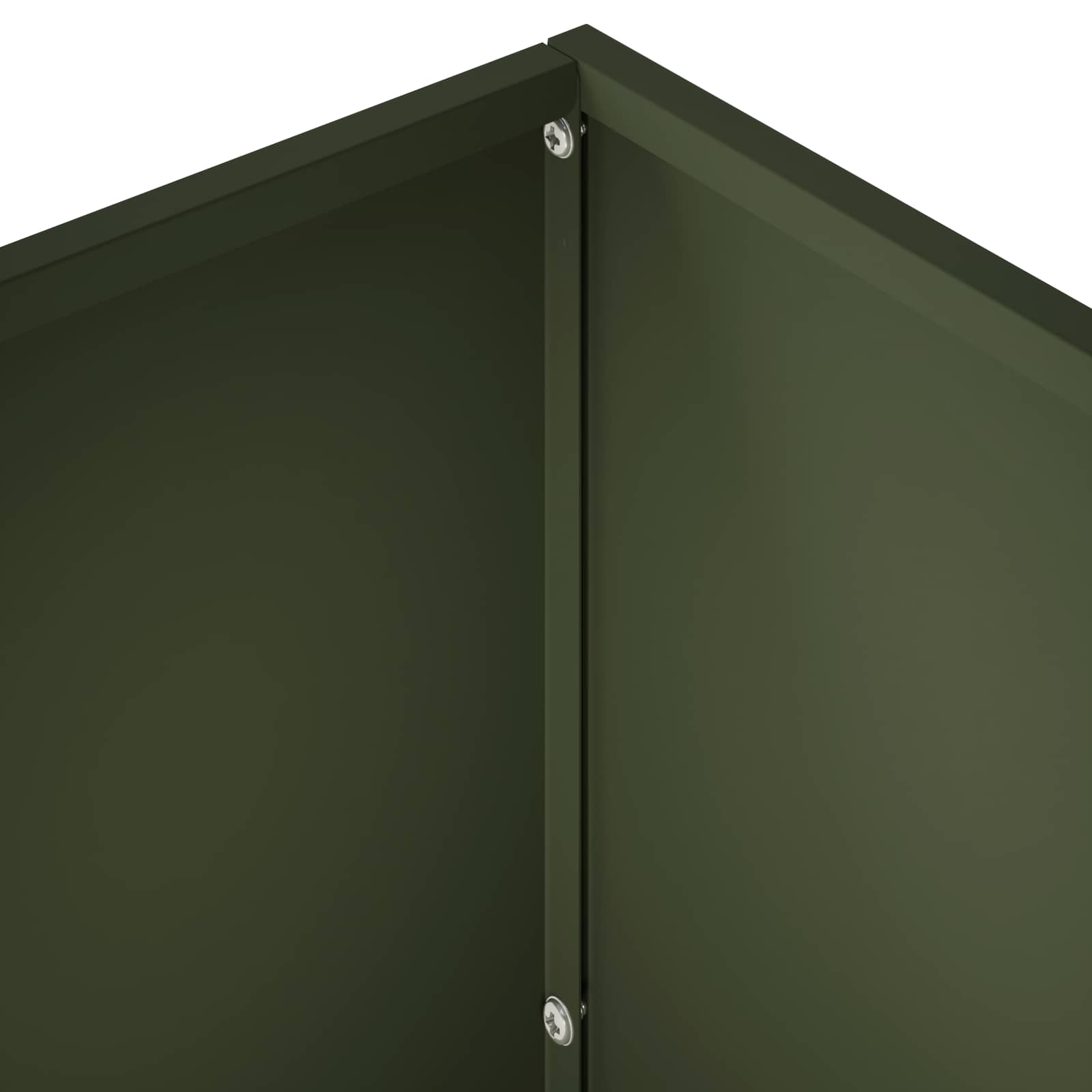 Vaso da giardino Verde Oliva 60 x 30 x 40 cm