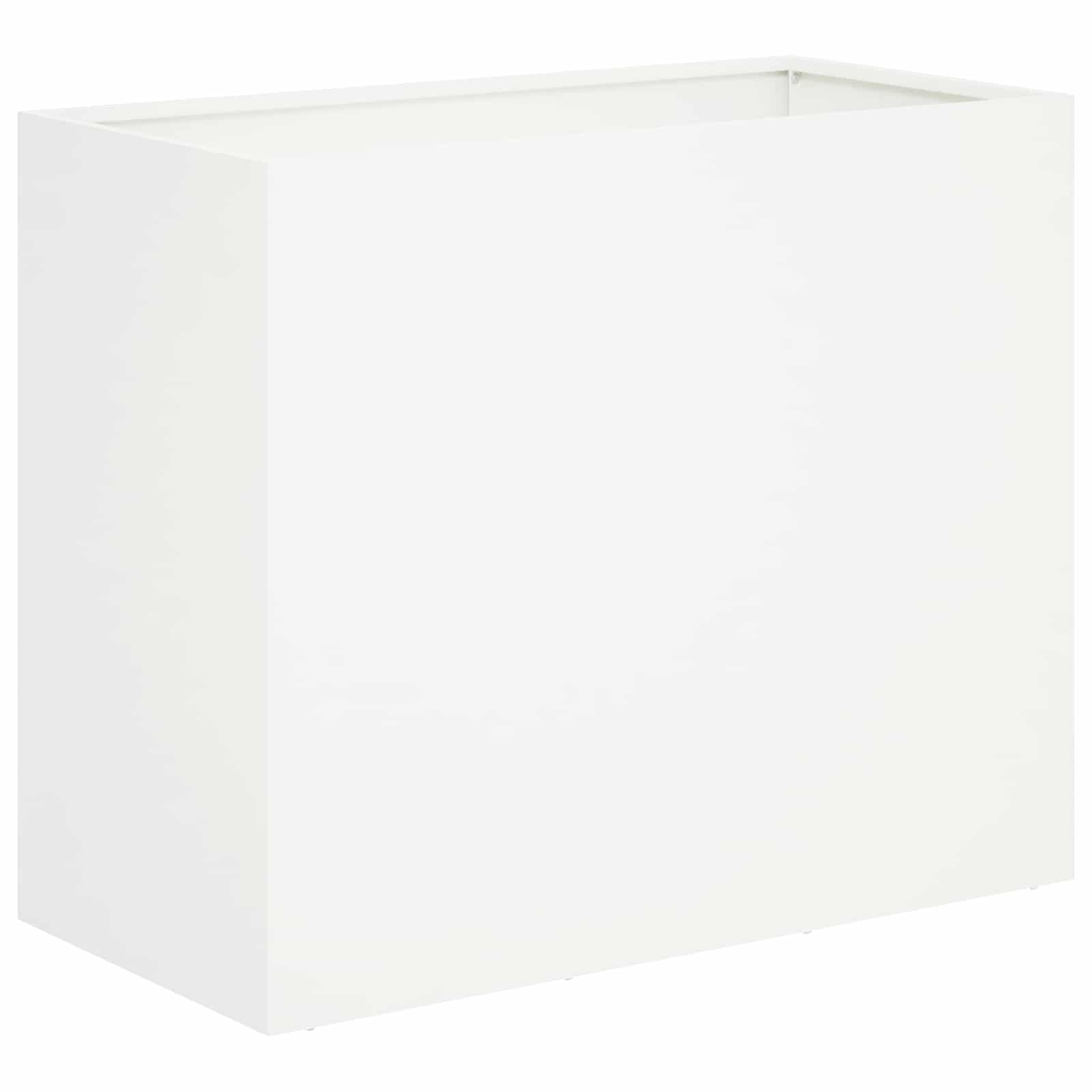 Vaso da giardino Bianco 60 x 30 x 50 cm