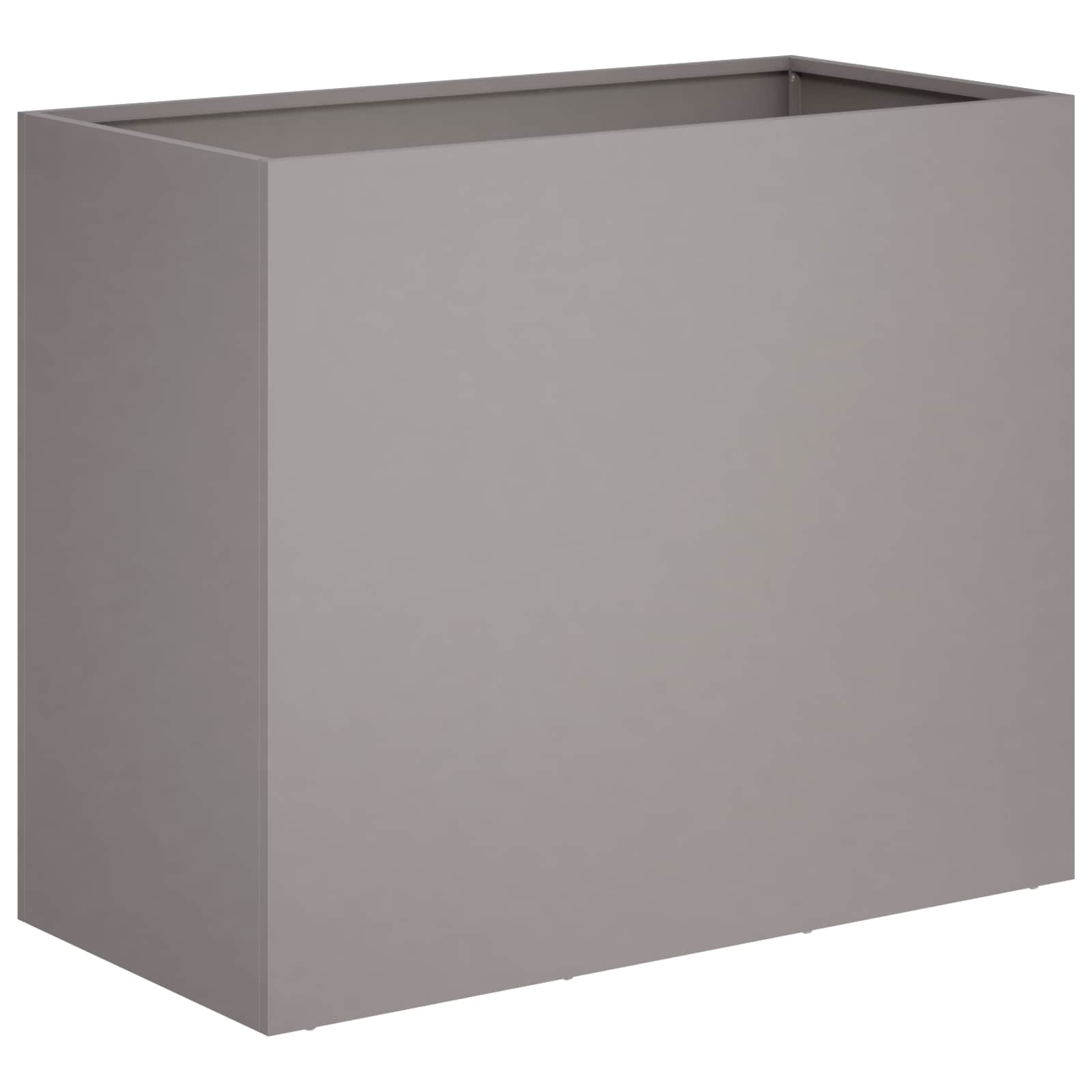 Vaso da giardino 2 pz Ruggine 60 x 30 x 50 cm Acciaio Corten
