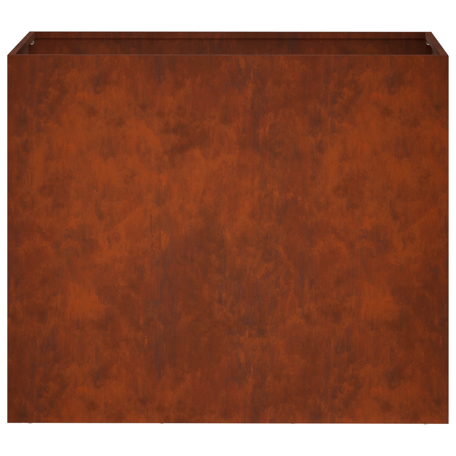 Vaso da giardino 2 pz Ruggine 60 x 30 x 50 cm Acciaio Corten