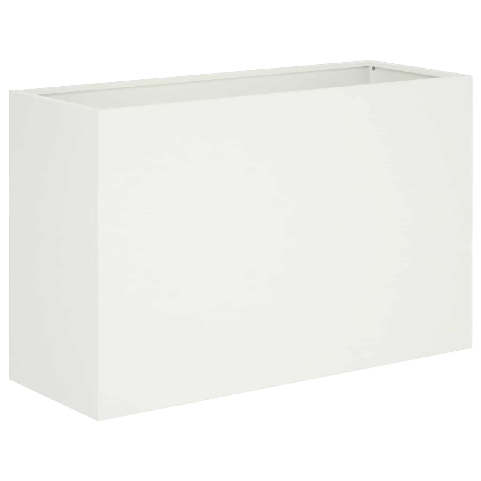 Vaso da giardino Bianco 80 x 30 x 40 cm