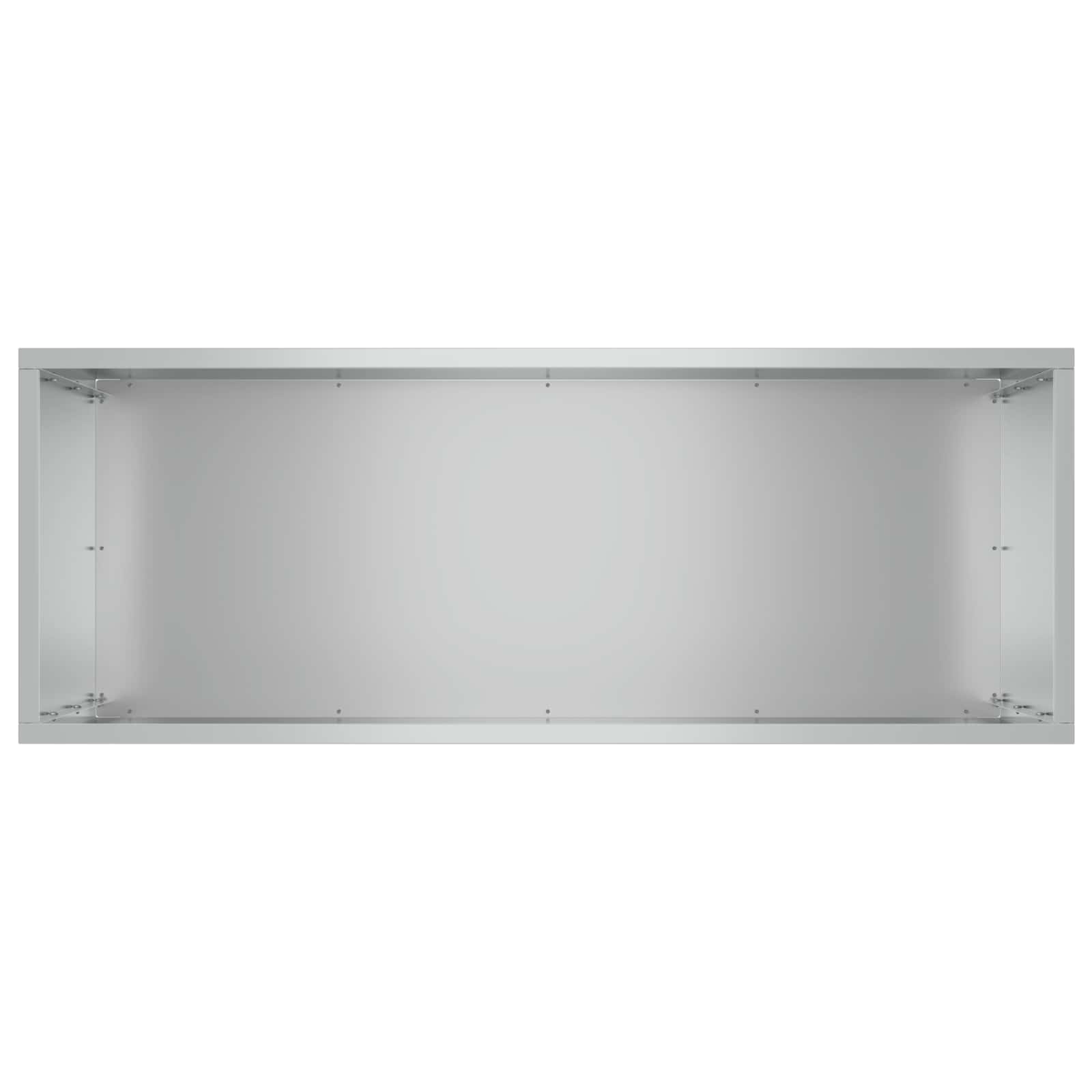 Vaso da giardino Argento 80 x 30 x 50 cm Acciaio zincato