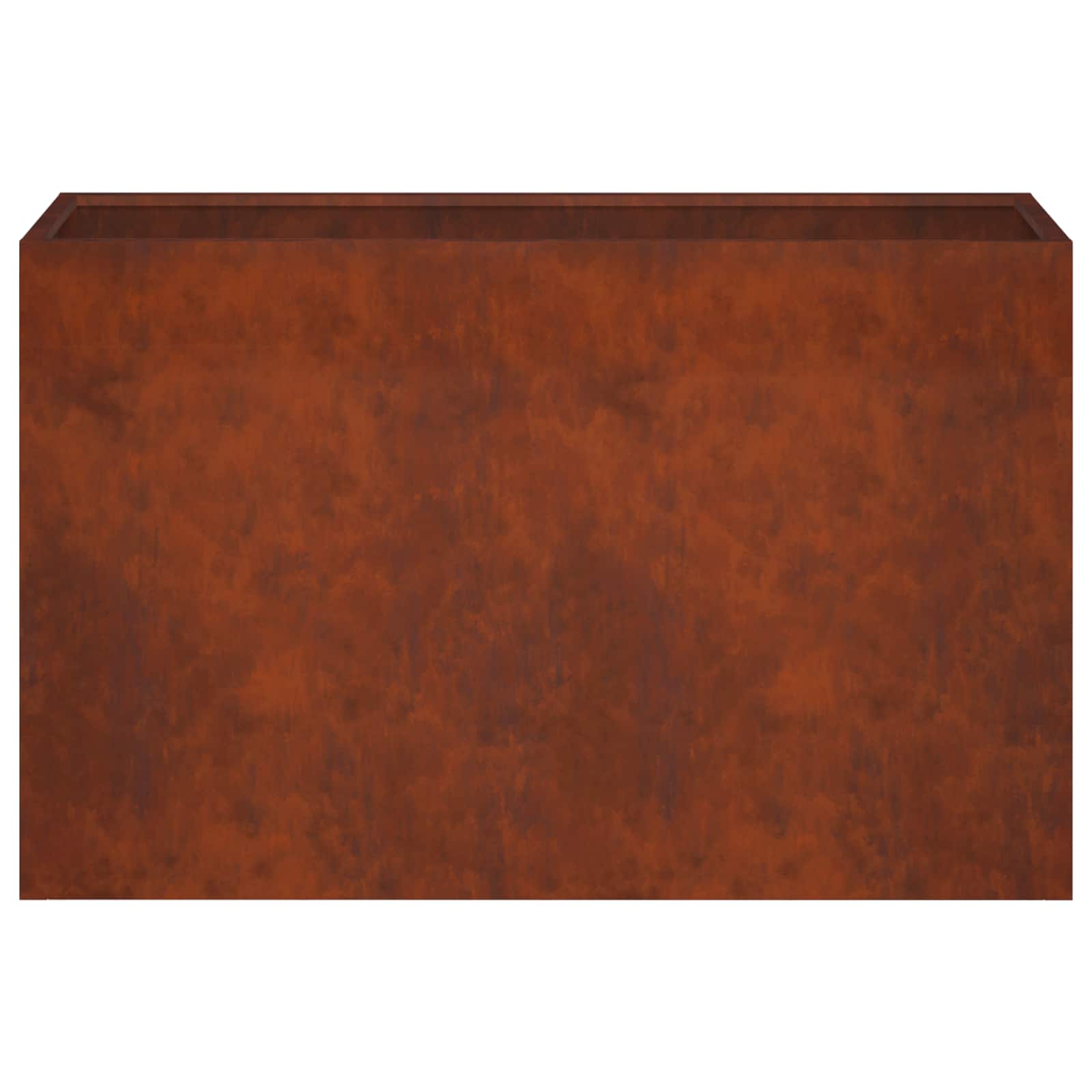 Vaso da giardino Ruggine 80 x 30 x 50 cm Acciaio Corten