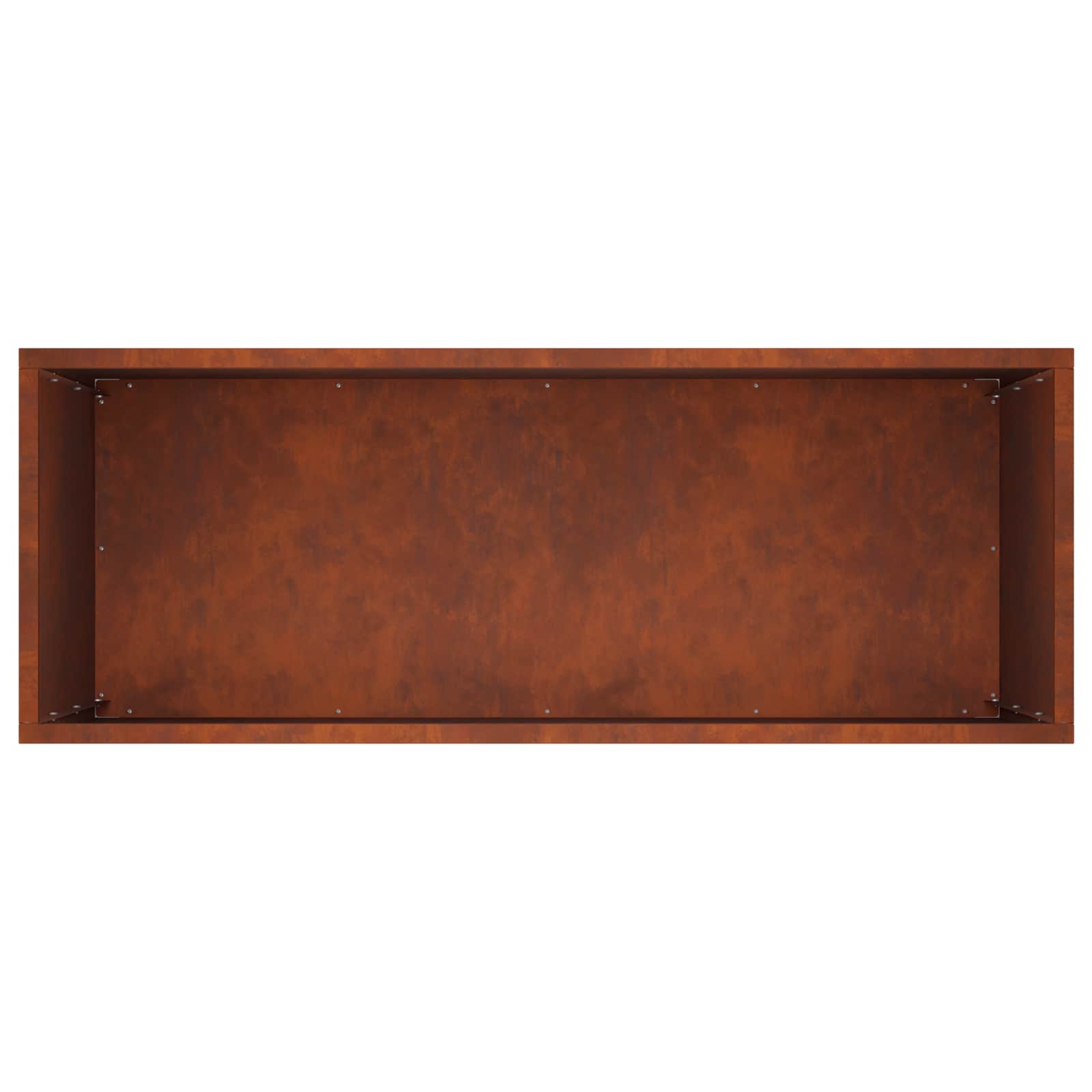 Vaso da giardino Ruggine 80 x 30 x 50 cm Acciaio Corten