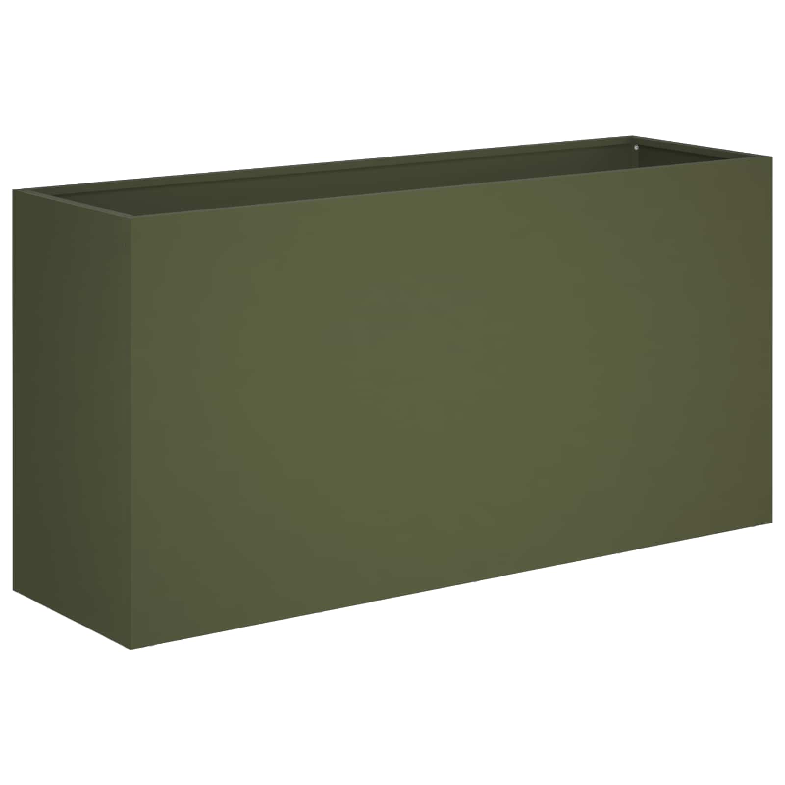Vaso da giardino Verde Oliva 100 x 30 x 40 cm