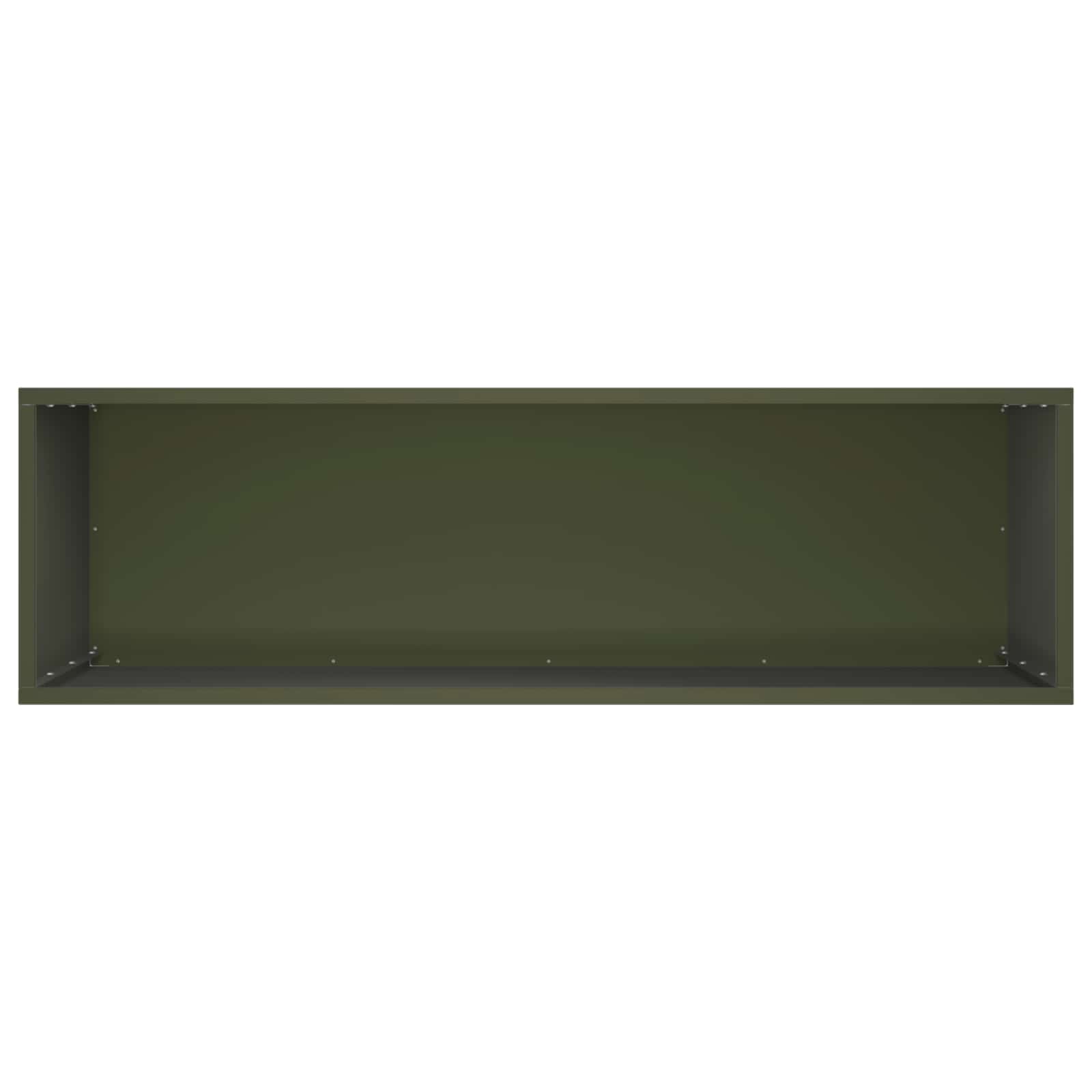 Vaso da giardino Verde Oliva 100 x 30 x 40 cm