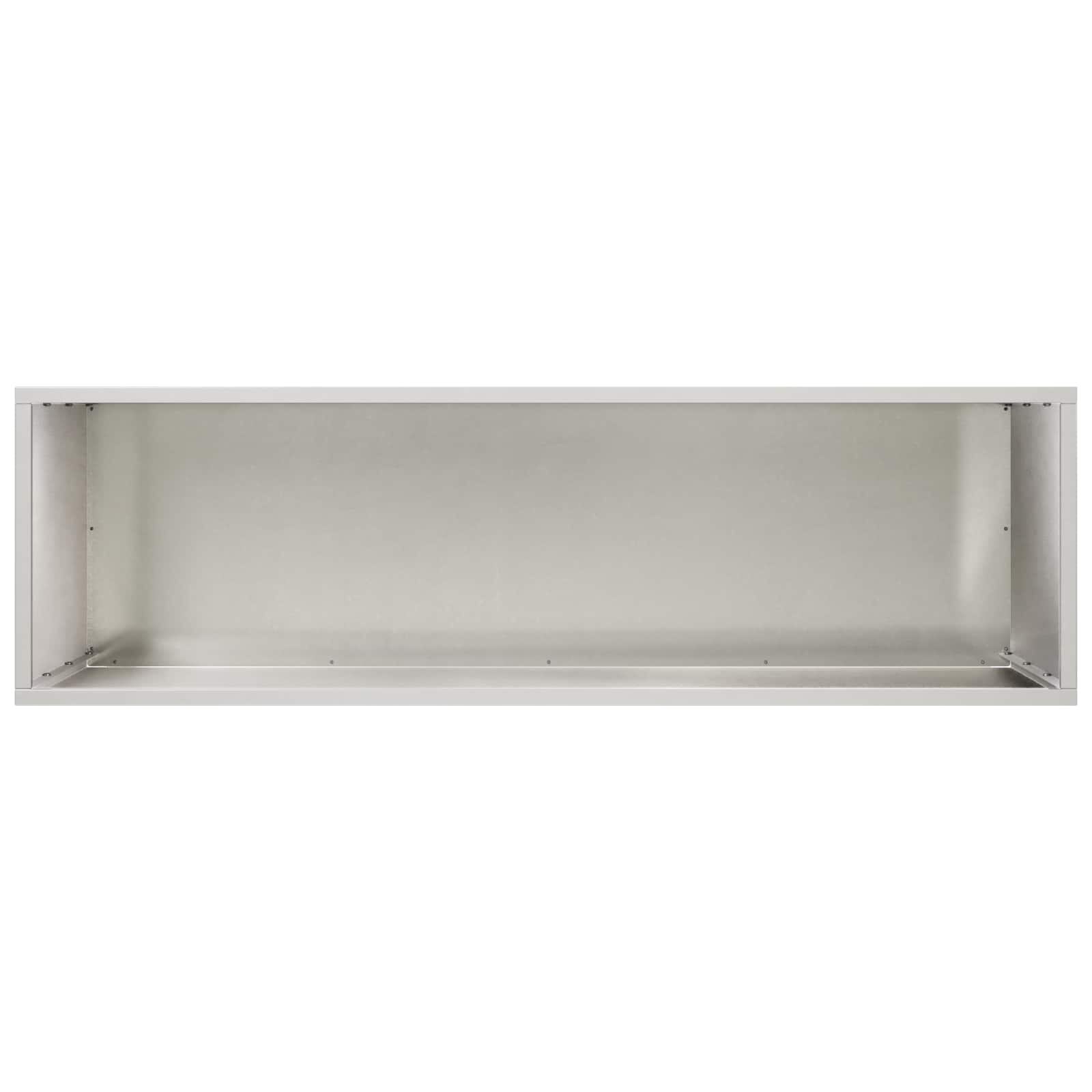 Vaso da giardino 2 pz Argento 100 x 30 x 40 cm Acciaio Inox