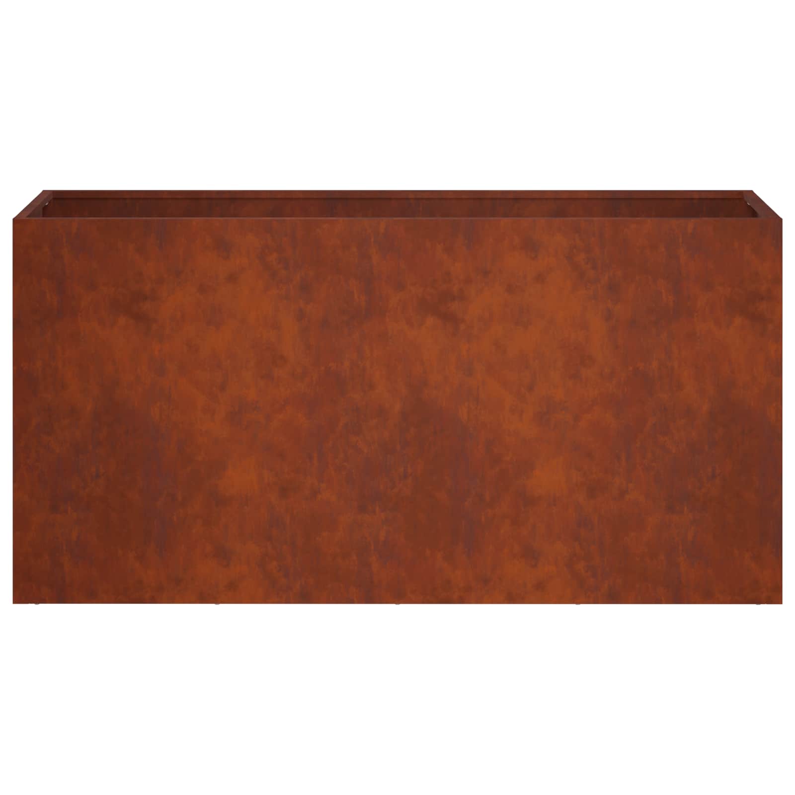 Vaso da giardino Ruggine 100 x 30 x 50 cm Acciaio Corten