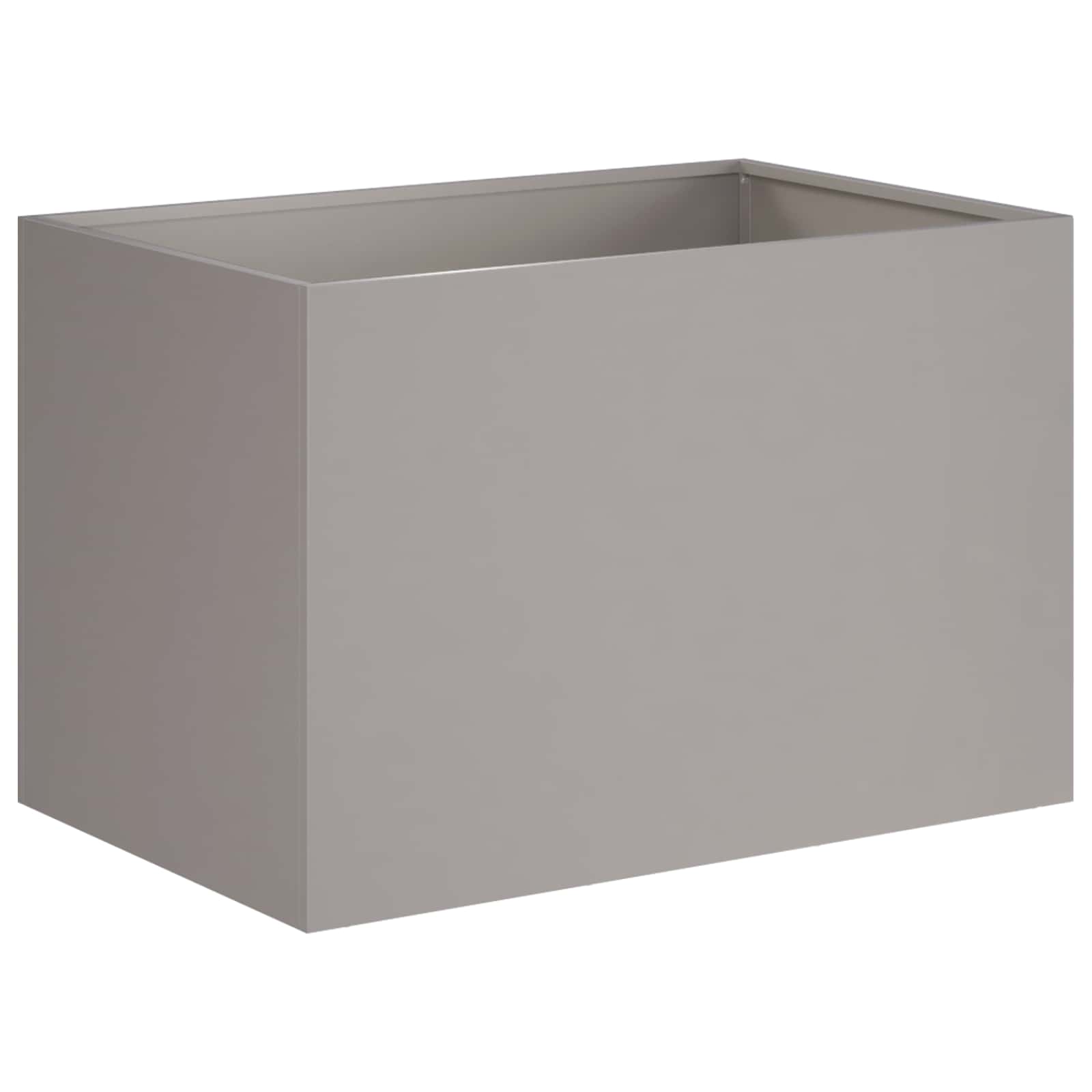 Vaso da giardino 2 pz Ruggine 50 x 40 x 40 cm Acciaio Corten