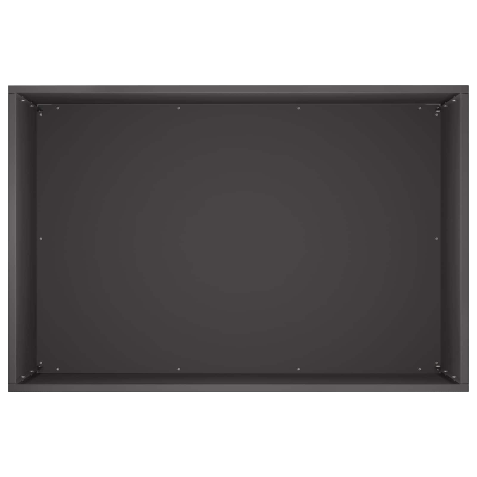 Vaso da giardino Nero 50 x 40 x 50 cm Acciaio laminato a freddo