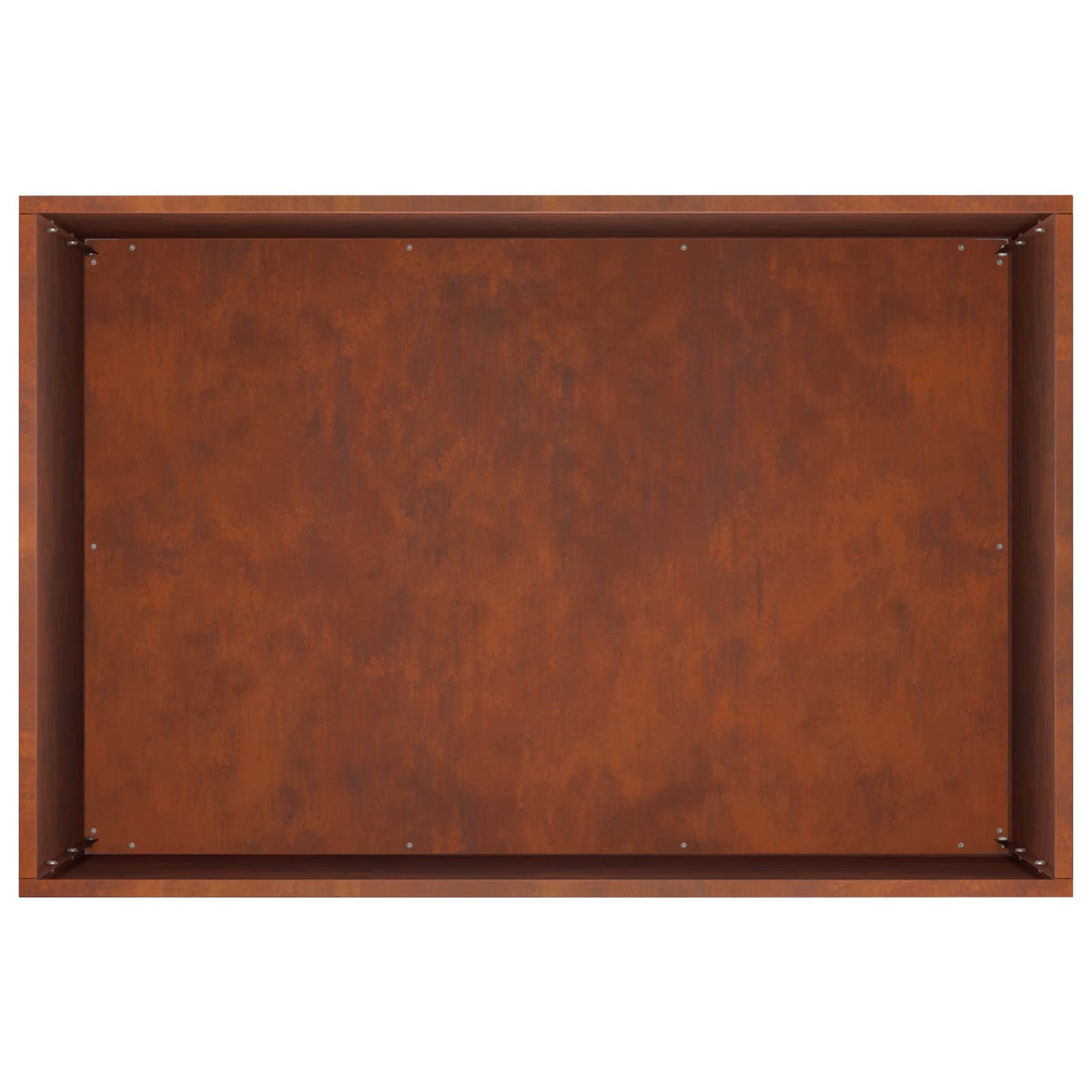 Vaso da giardino Ruggine 50 x 40 x 50 cm Acciaio Corten