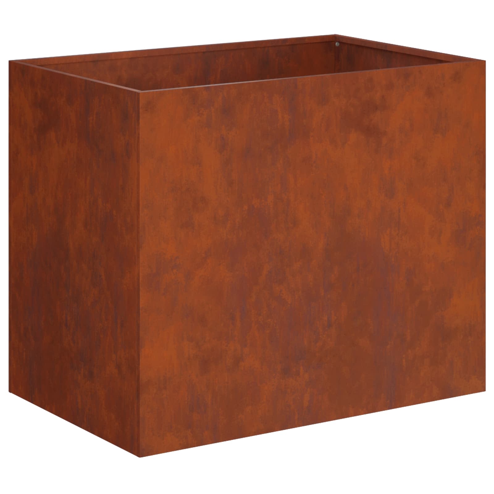 Vaso da giardino 2 pz Ruggine 50 x 40 x 50 cm Acciaio Corten