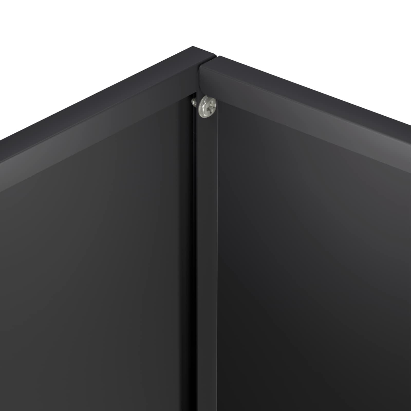 Vaso da giardino 2 pz Nero 50 x 40 x 75 cm
