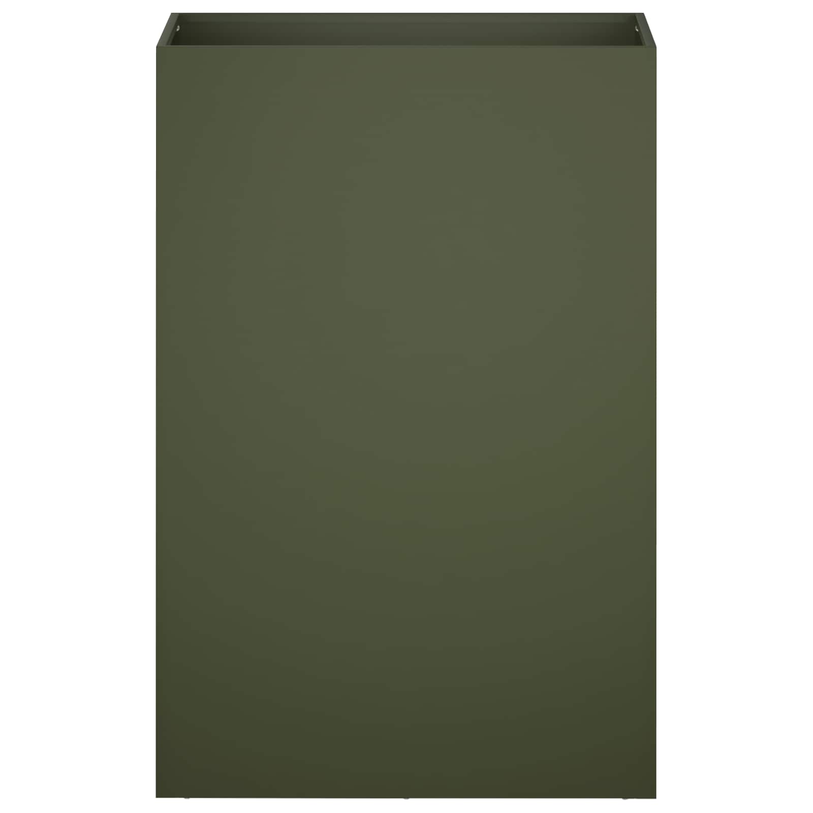 Vaso da giardino 2 pz Verde Oliva 50 x 40 x 75 cm