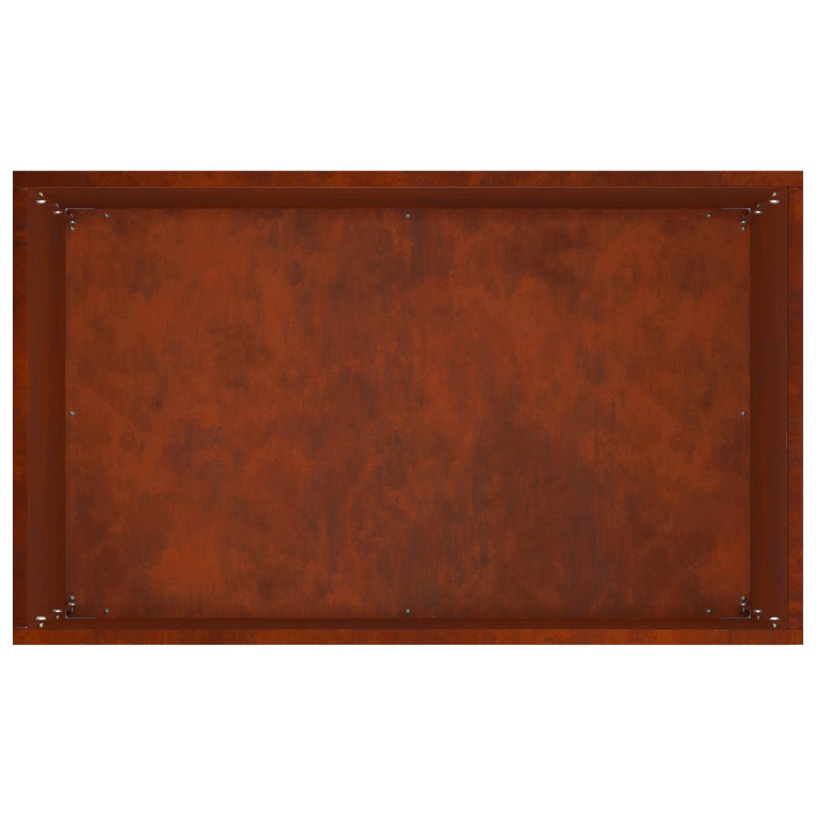 Vaso da giardino Ruggine 50 x 40 x 75 cm Acciaio Corten