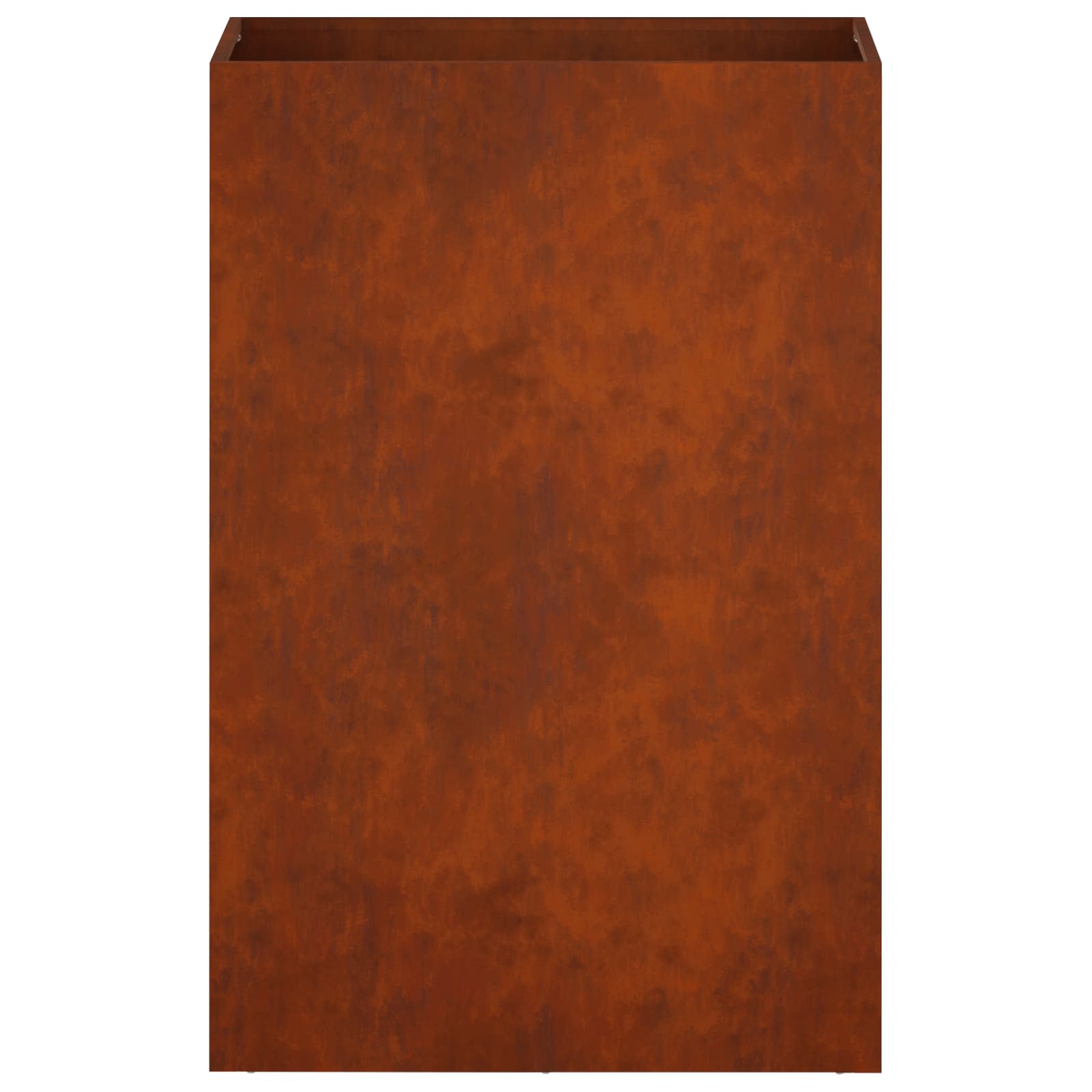 Vaso da giardino 2 pz Ruggine 50 x 40 x 75 cm Acciaio Corten