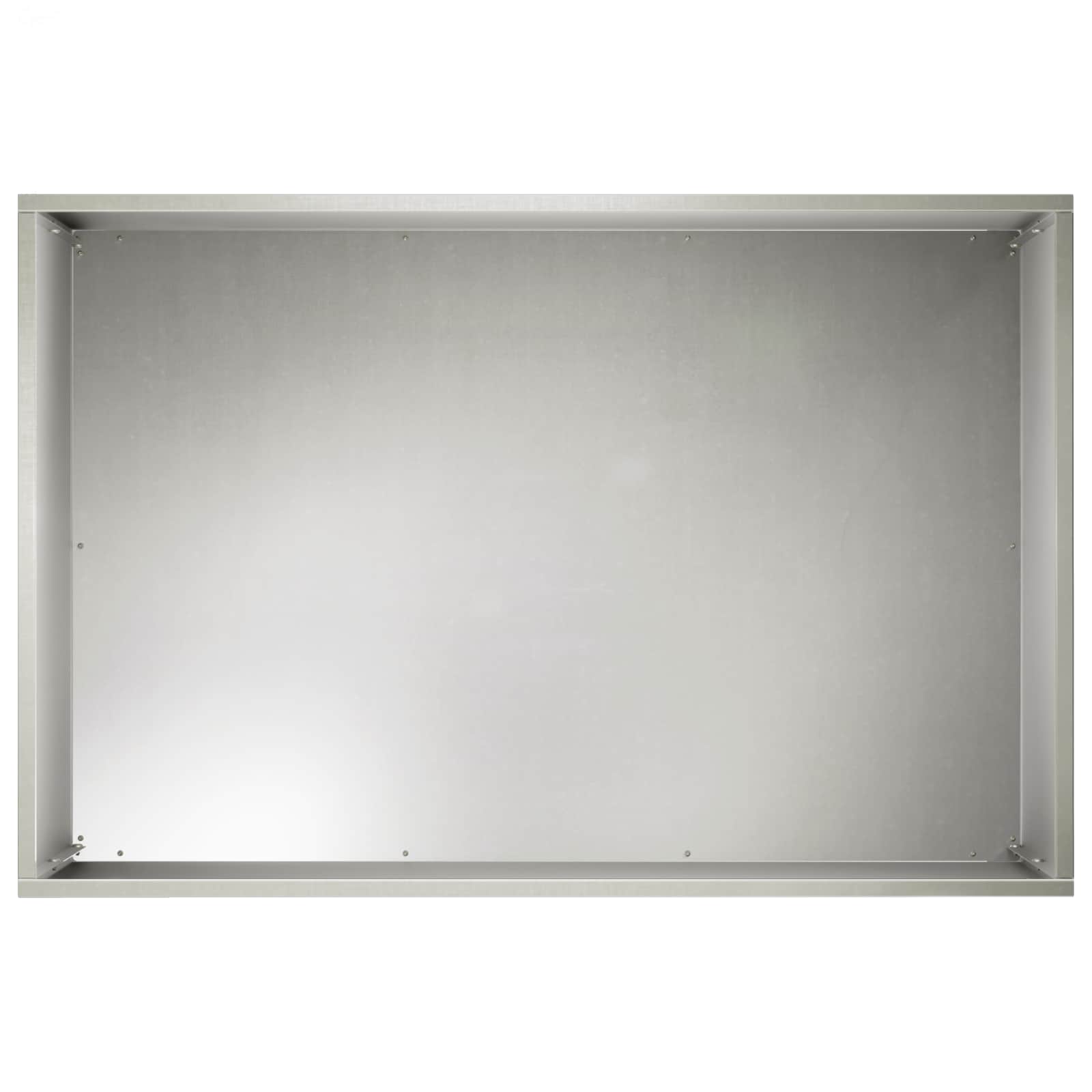 Vaso da giardino Argento 60 x 40 x 40 cm Acciaio Inox