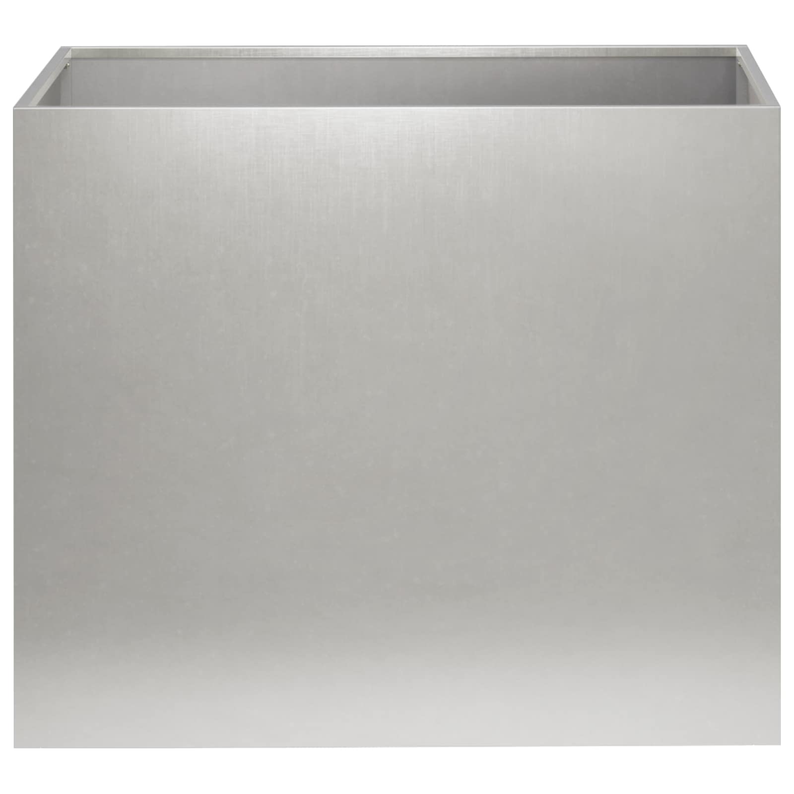 Vaso da giardino Argento 60 x 40 x 50 cm Acciaio Inox