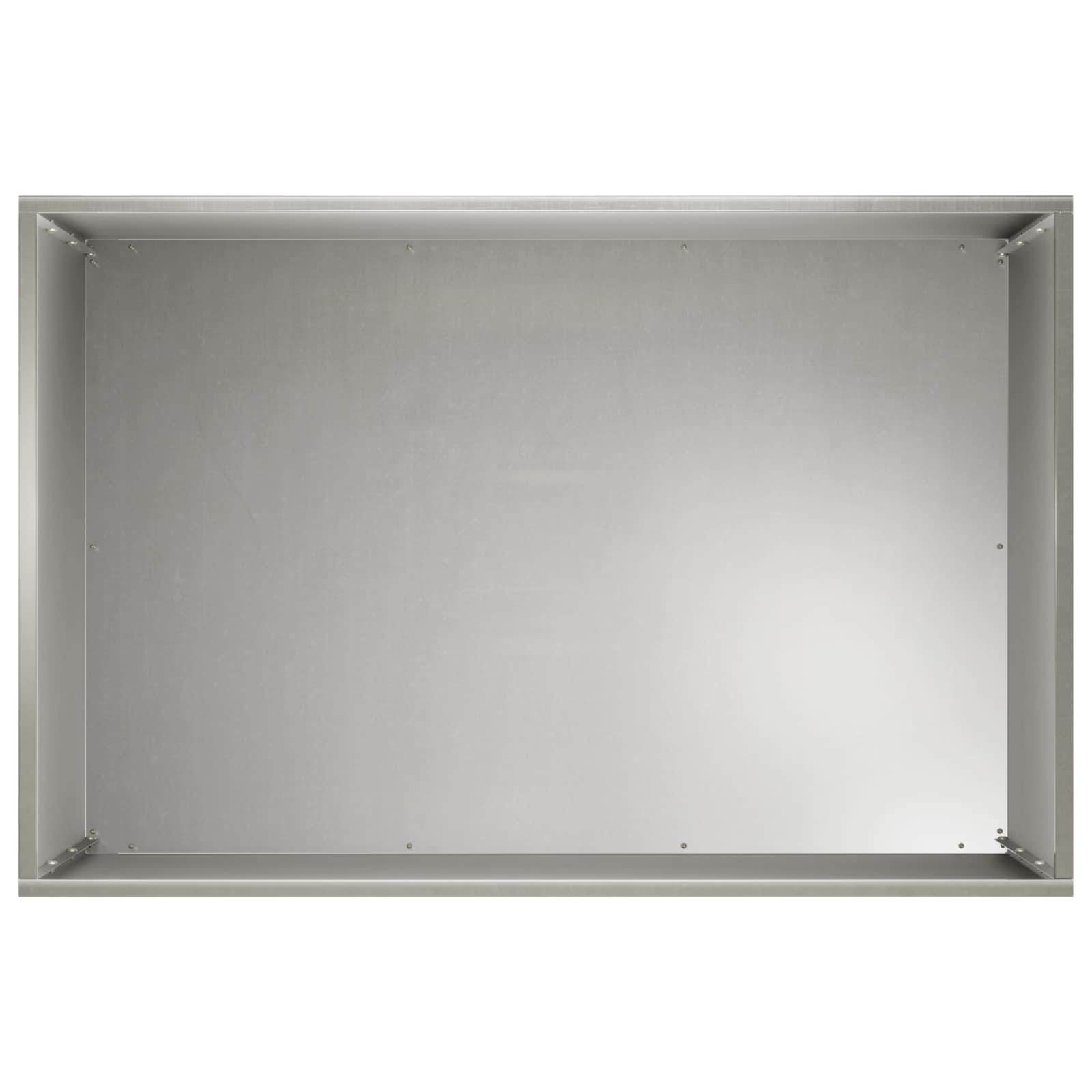 Vaso da giardino Argento 60 x 40 x 50 cm Acciaio Inox