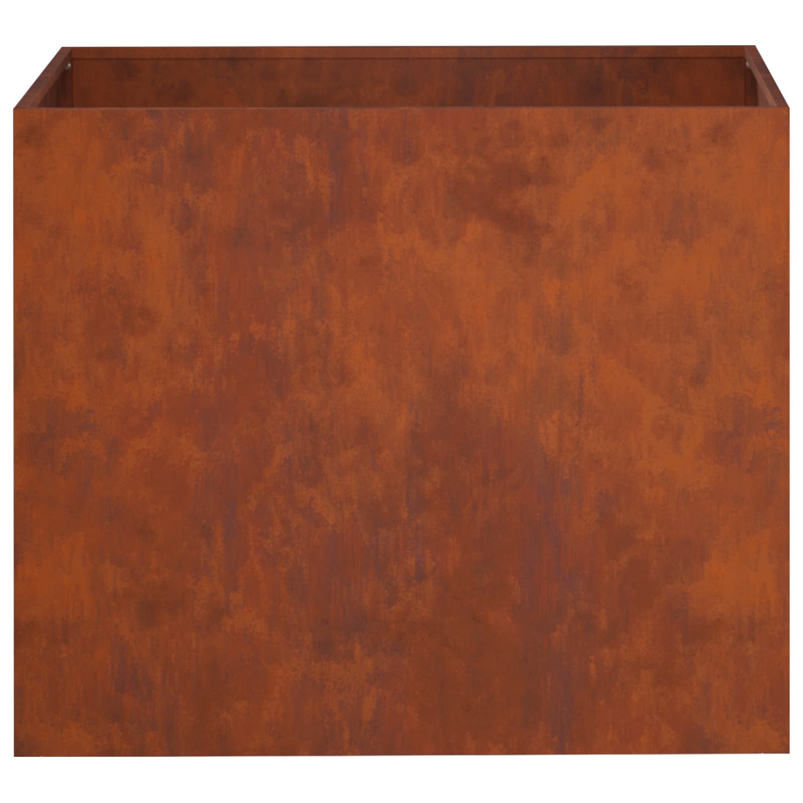 Vaso da giardino Ruggine 60 x 40 x 50 cm Acciaio Corten