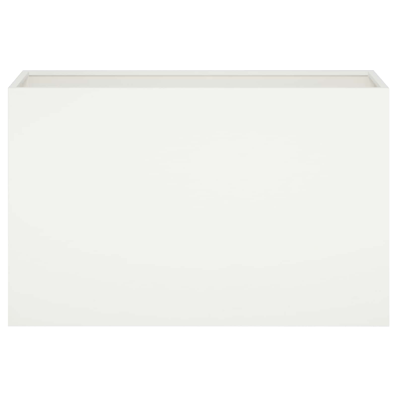 Vaso da giardino 2 pz Bianco 80 x 40 x 50 cm