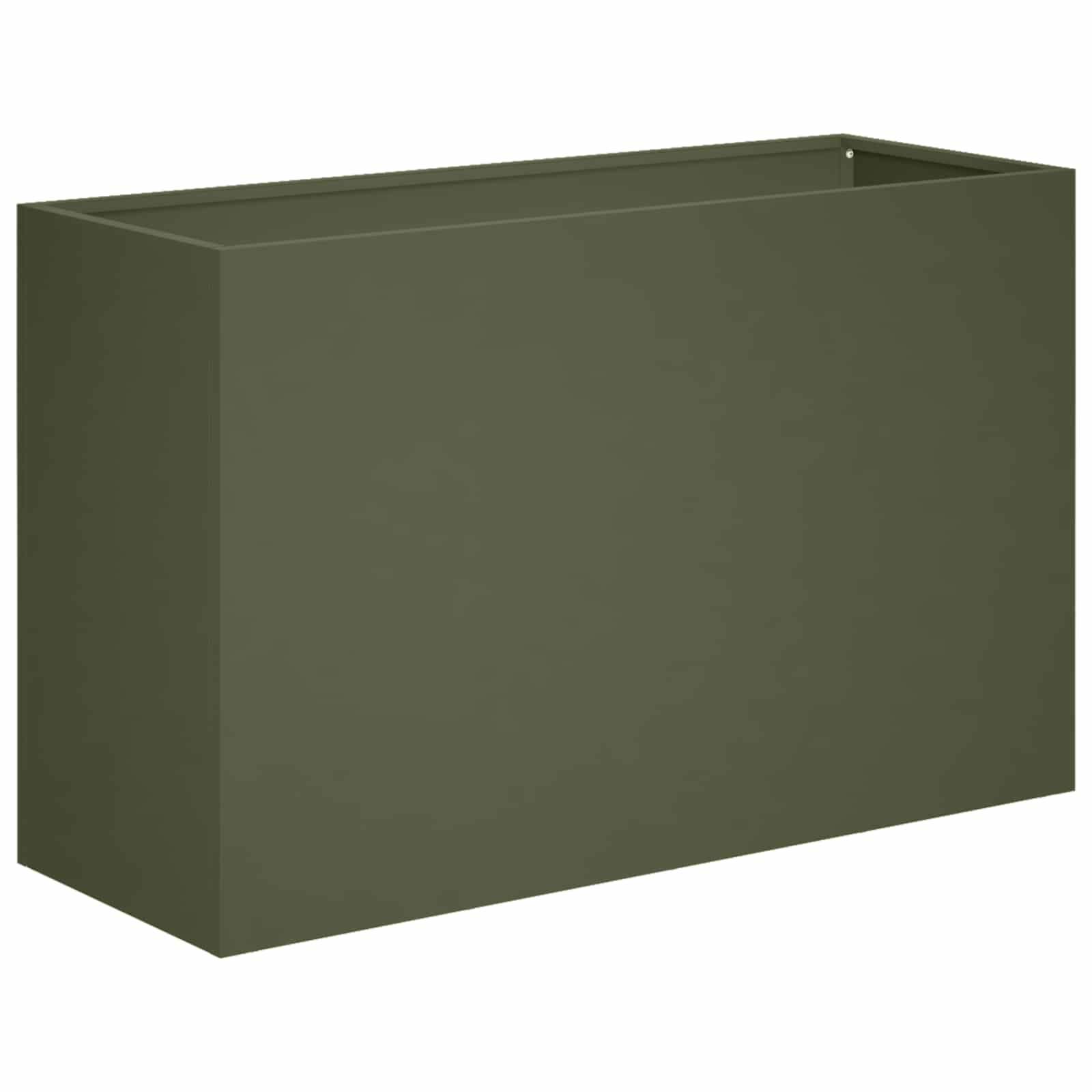 Vaso da giardino Verde Oliva 80 x 40 x 50 cm