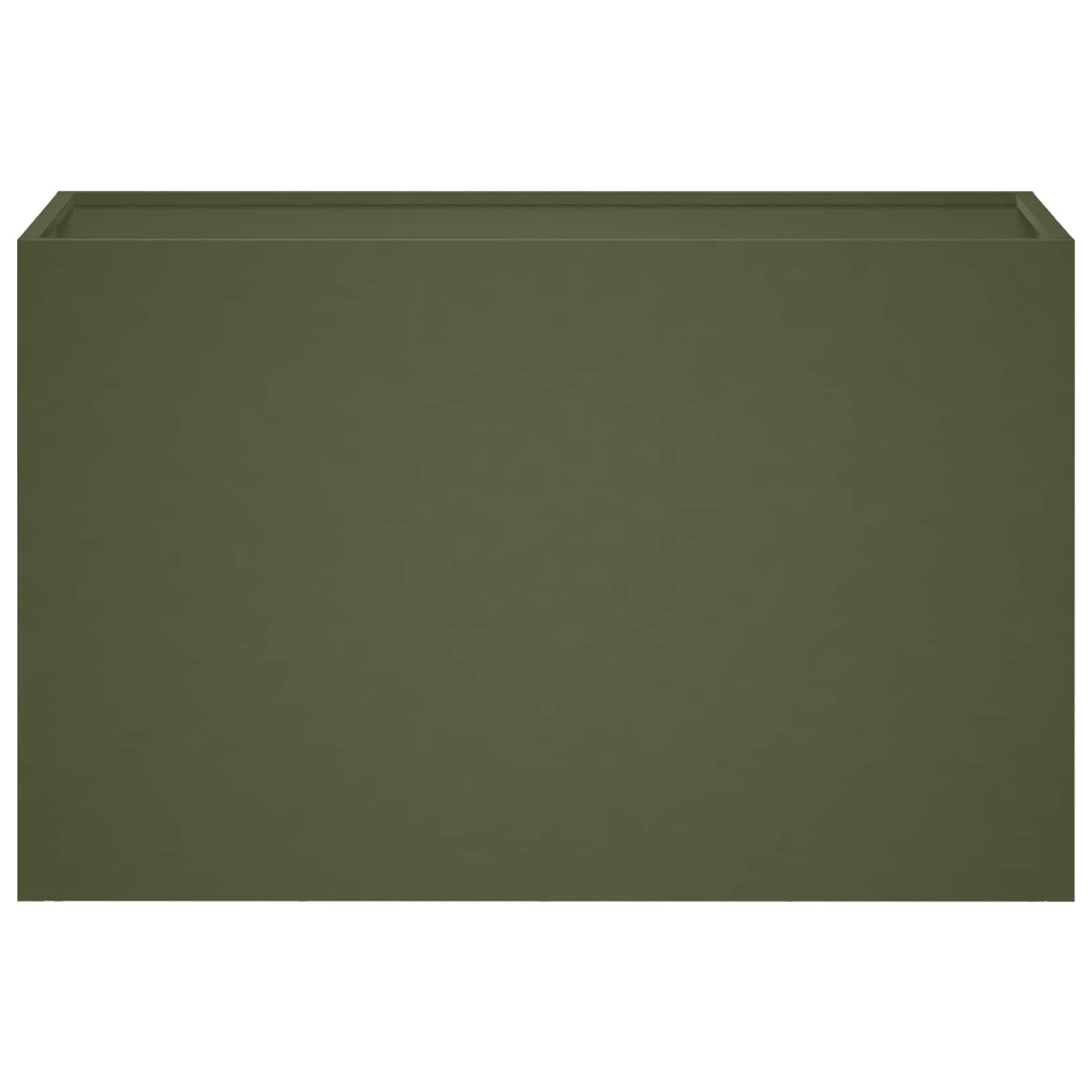 Vaso da giardino Verde Oliva 80 x 40 x 50 cm