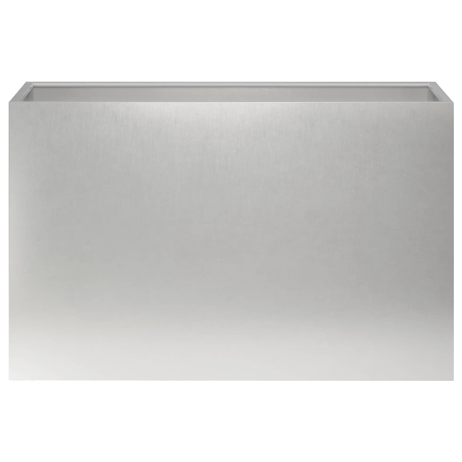 Vaso da giardino Argento 80 x 40 x 50 cm Acciaio Inox