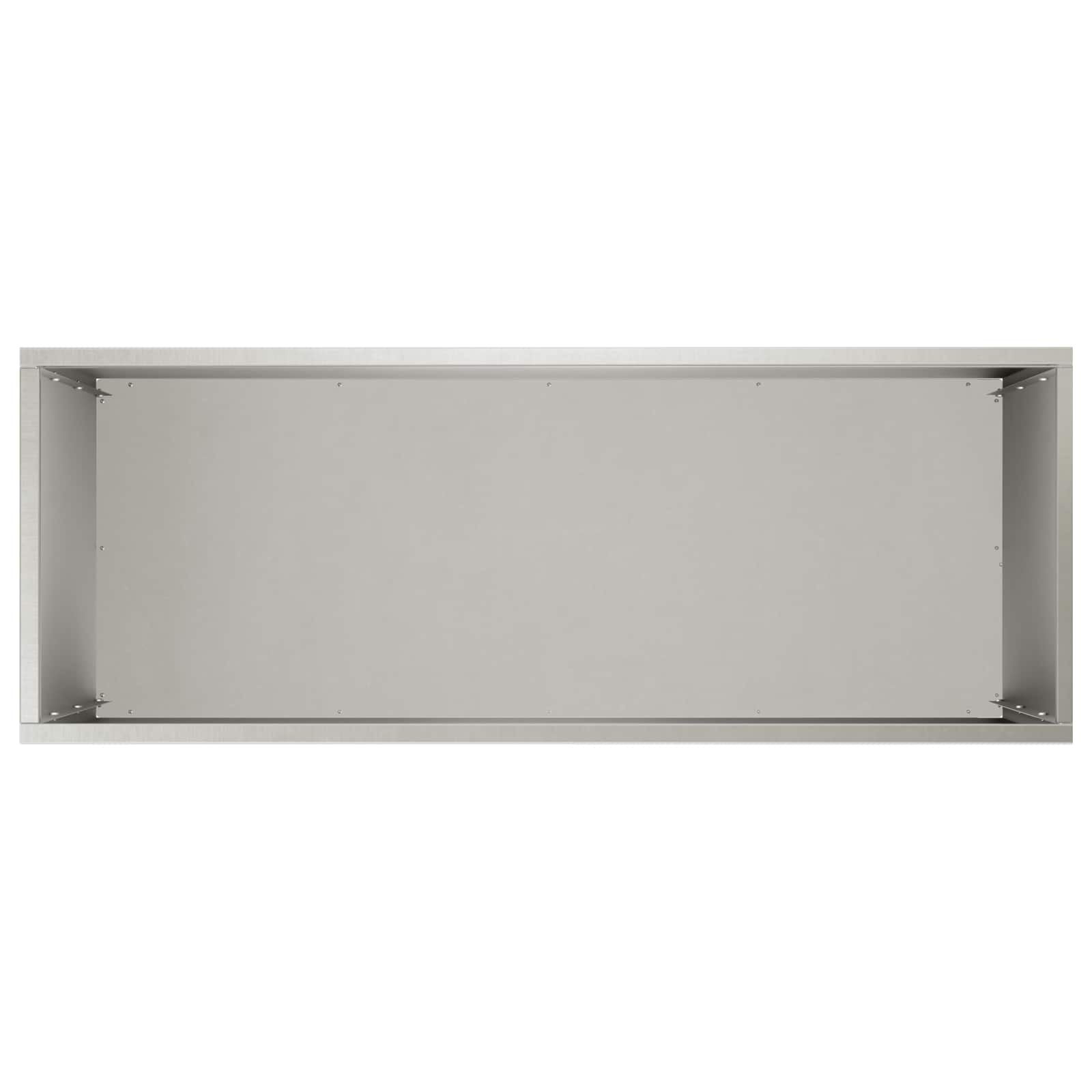 Vaso da giardino 2 pz Argento 80 x 40 x 50 cm Acciaio Inox