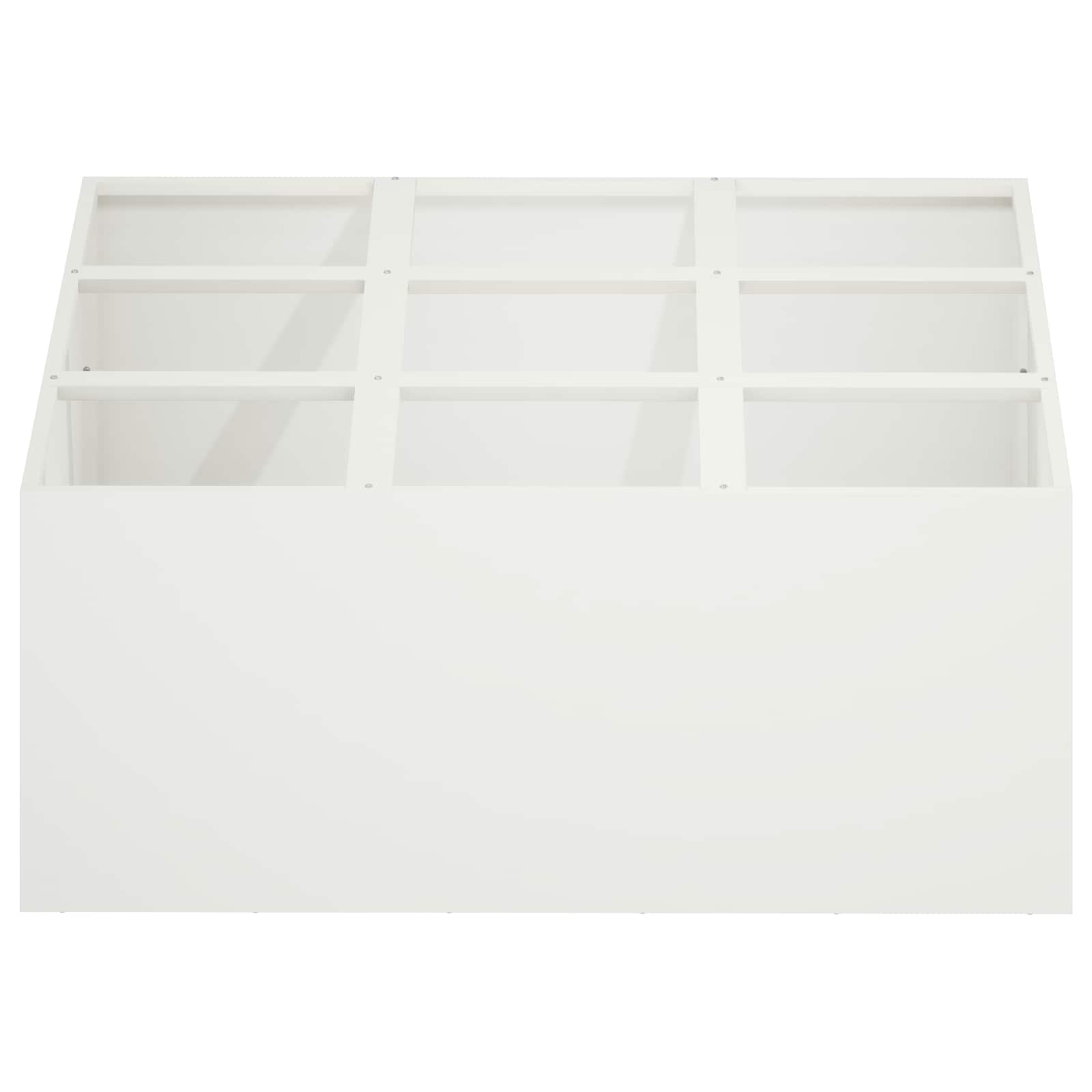 Vaso da giardino Bianco 100 x 100 x 30 cm