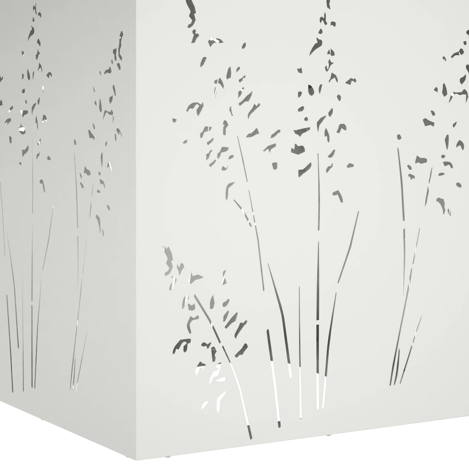 Vaso da giardino Bianco 50 x 50 x 75 cm
