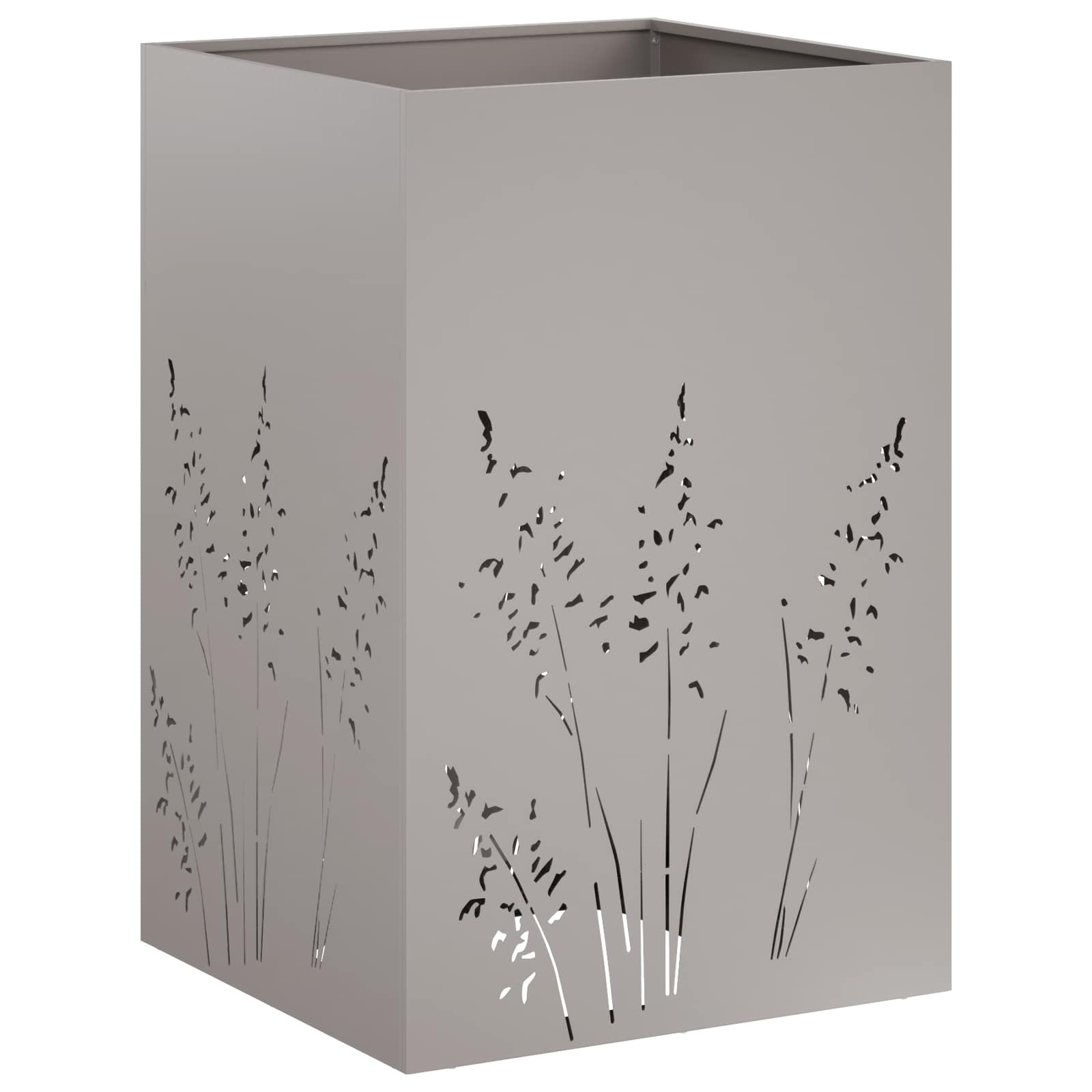 Vaso da giardino 2 pz Ruggine 50 x 50 x 75 cm Acciaio Corten